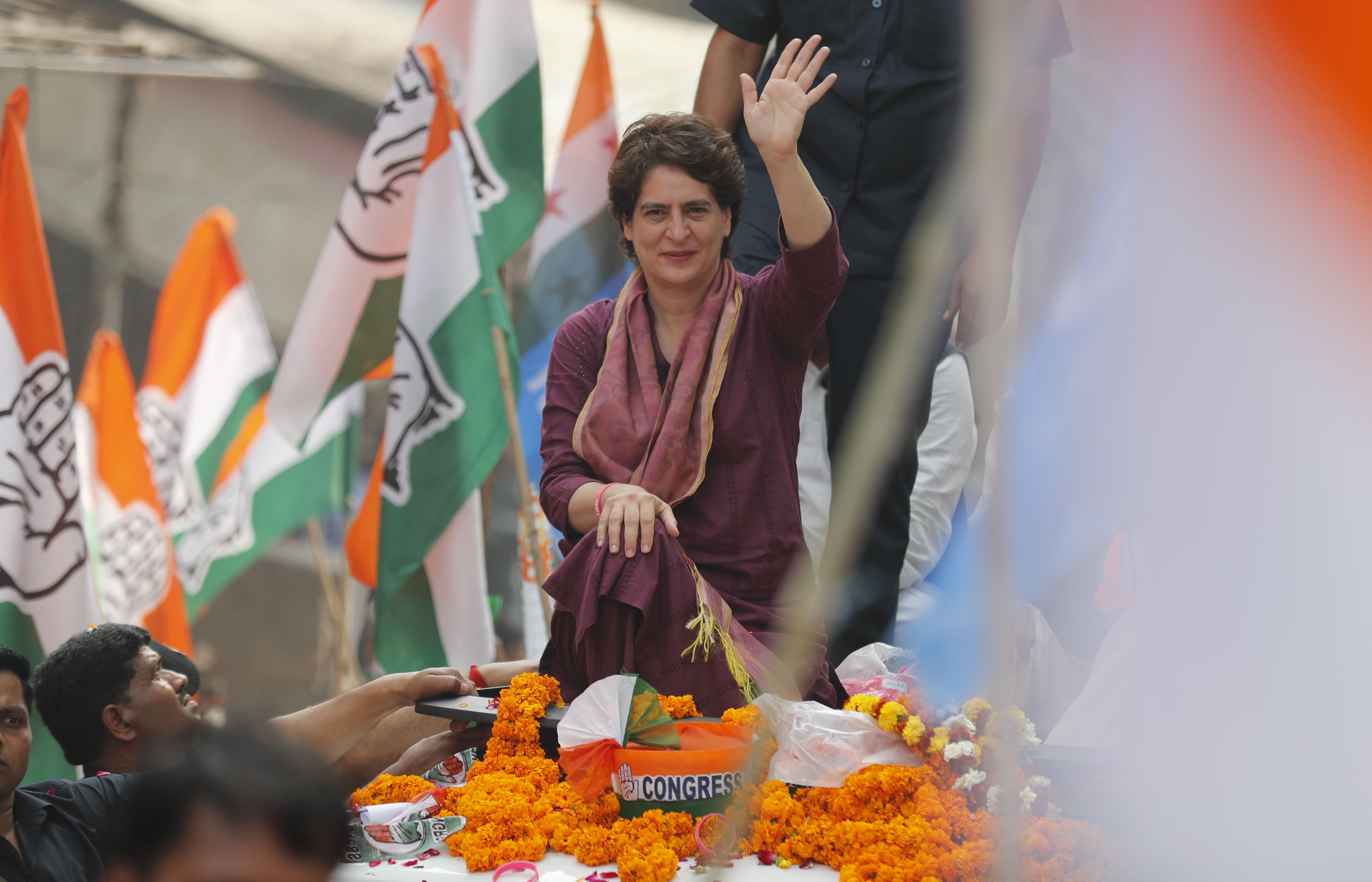 Congress Party leader Priyanka Gandhi