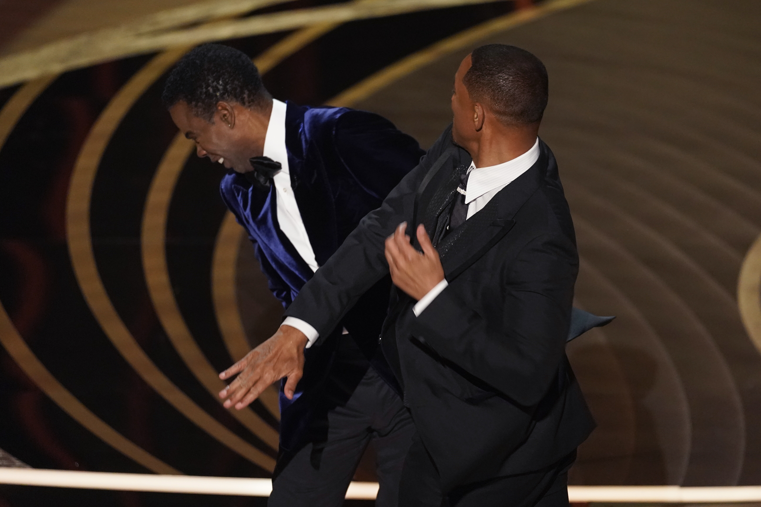 Will Smith slaps Chris Rock