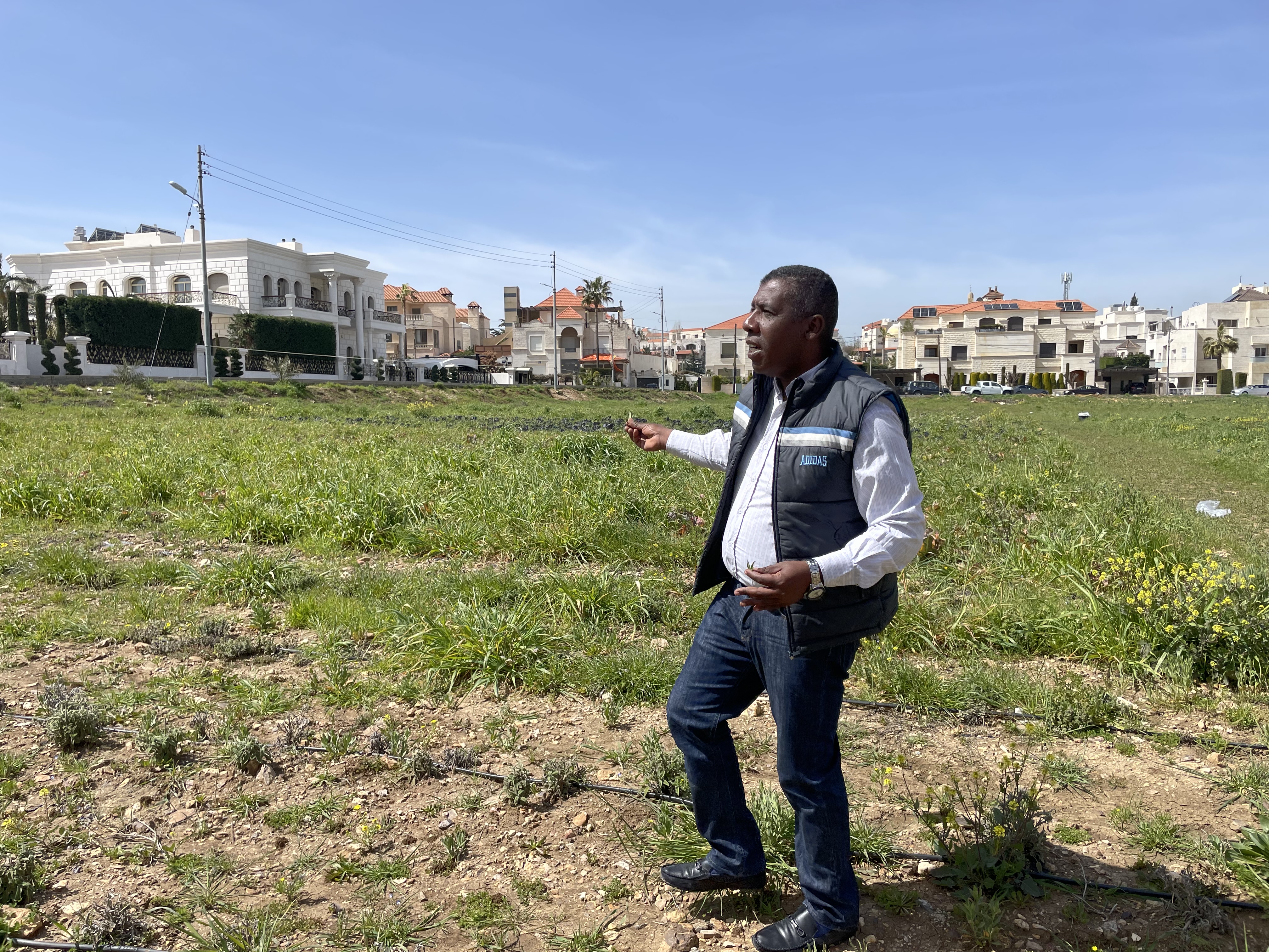 Samih Hashim, a Jordanian farmer