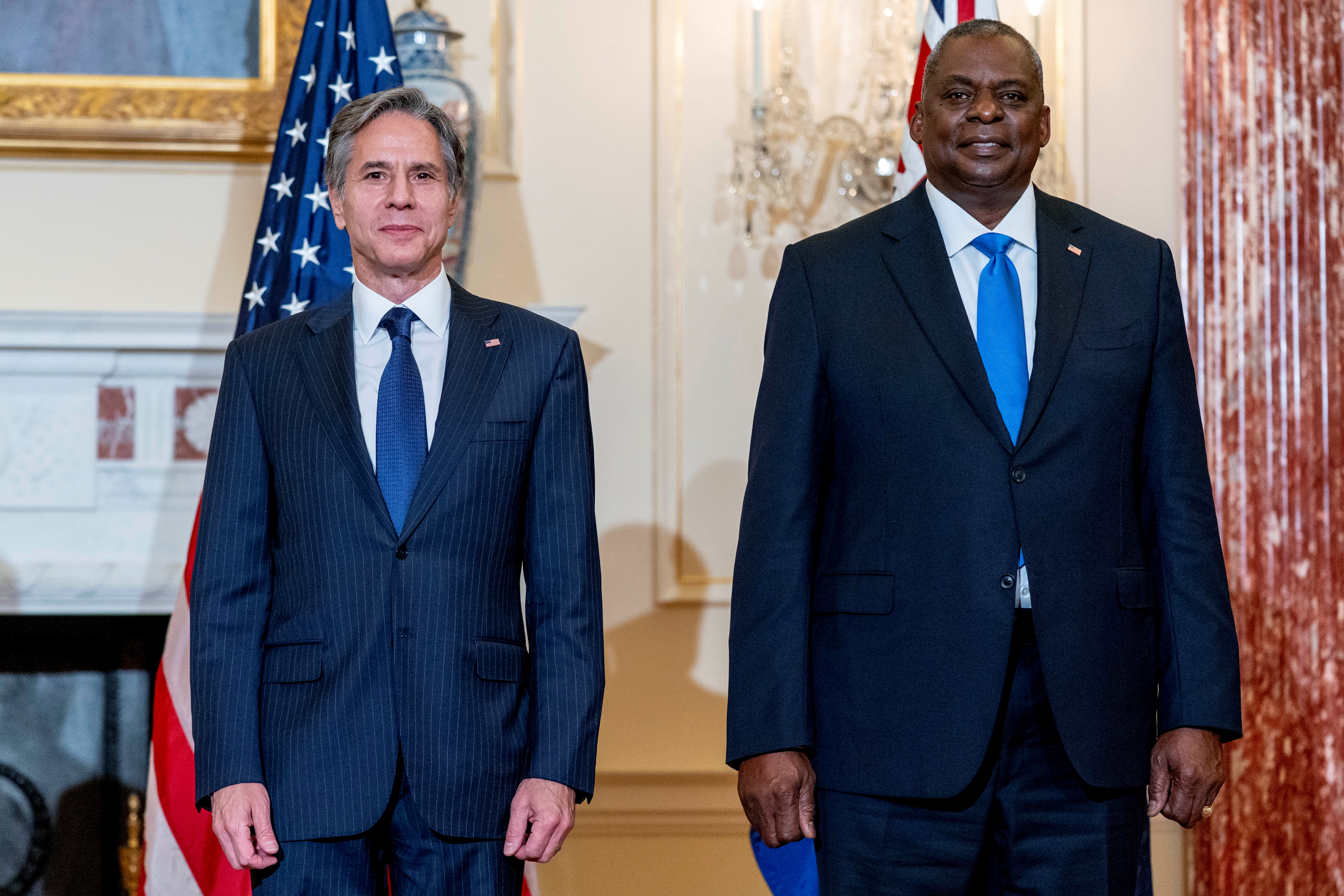 US Secretary of State Antony Blinken and US Secretary of Defense Lloyd Austin