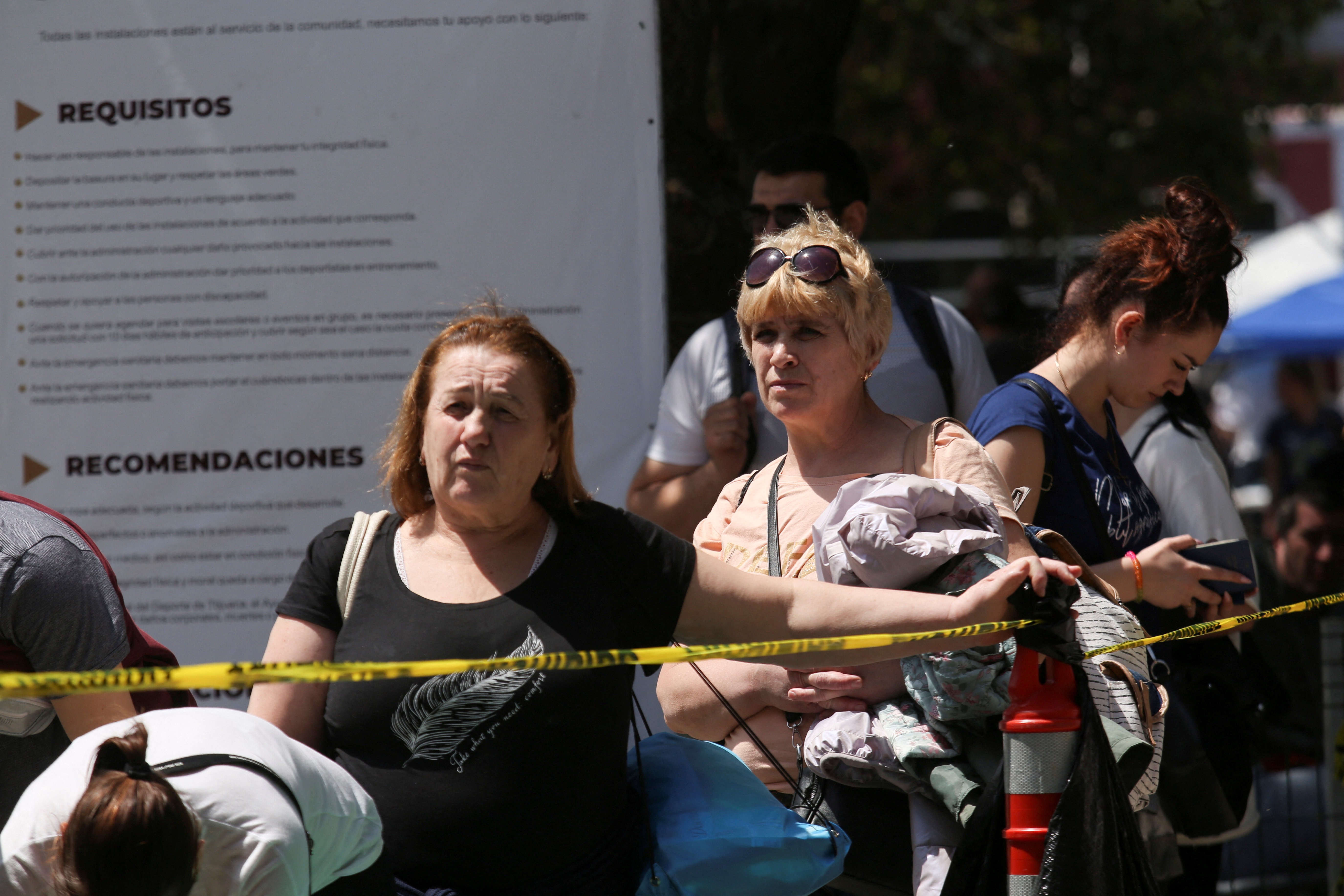 Ukrainians at US-Mexico border