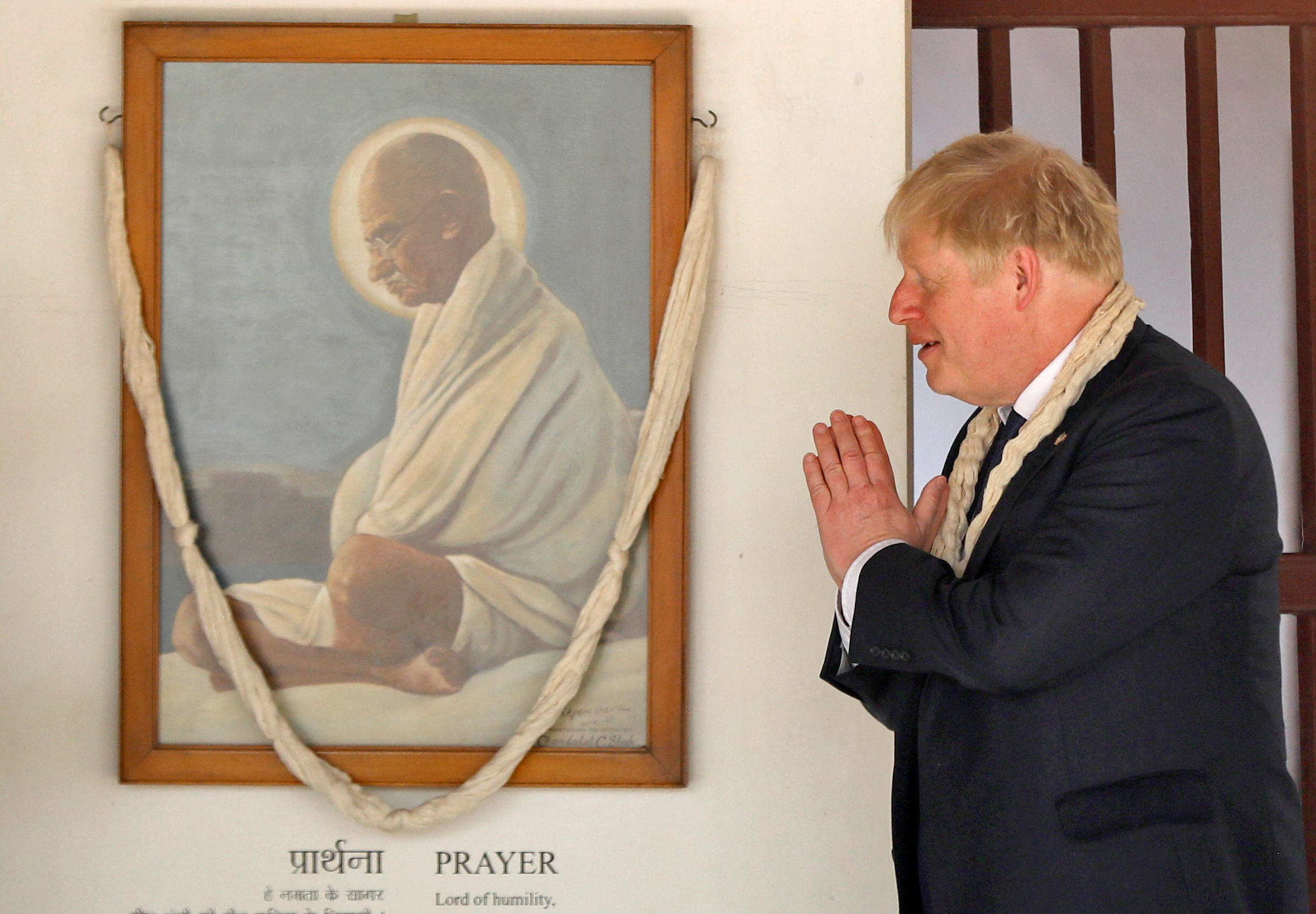 Boris Johnson in India