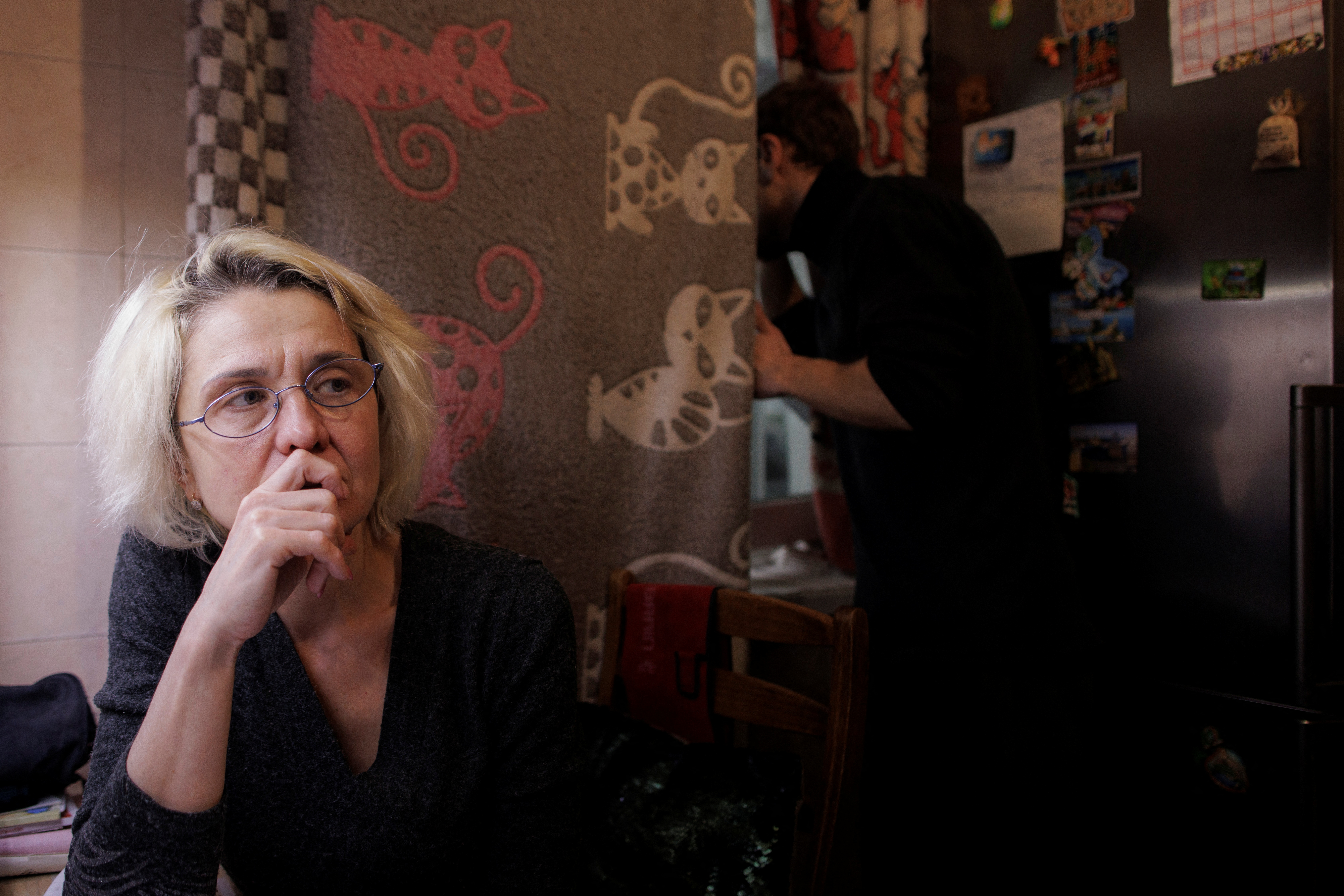 Yana Bachek and her partner Yengeniy Vlasenko