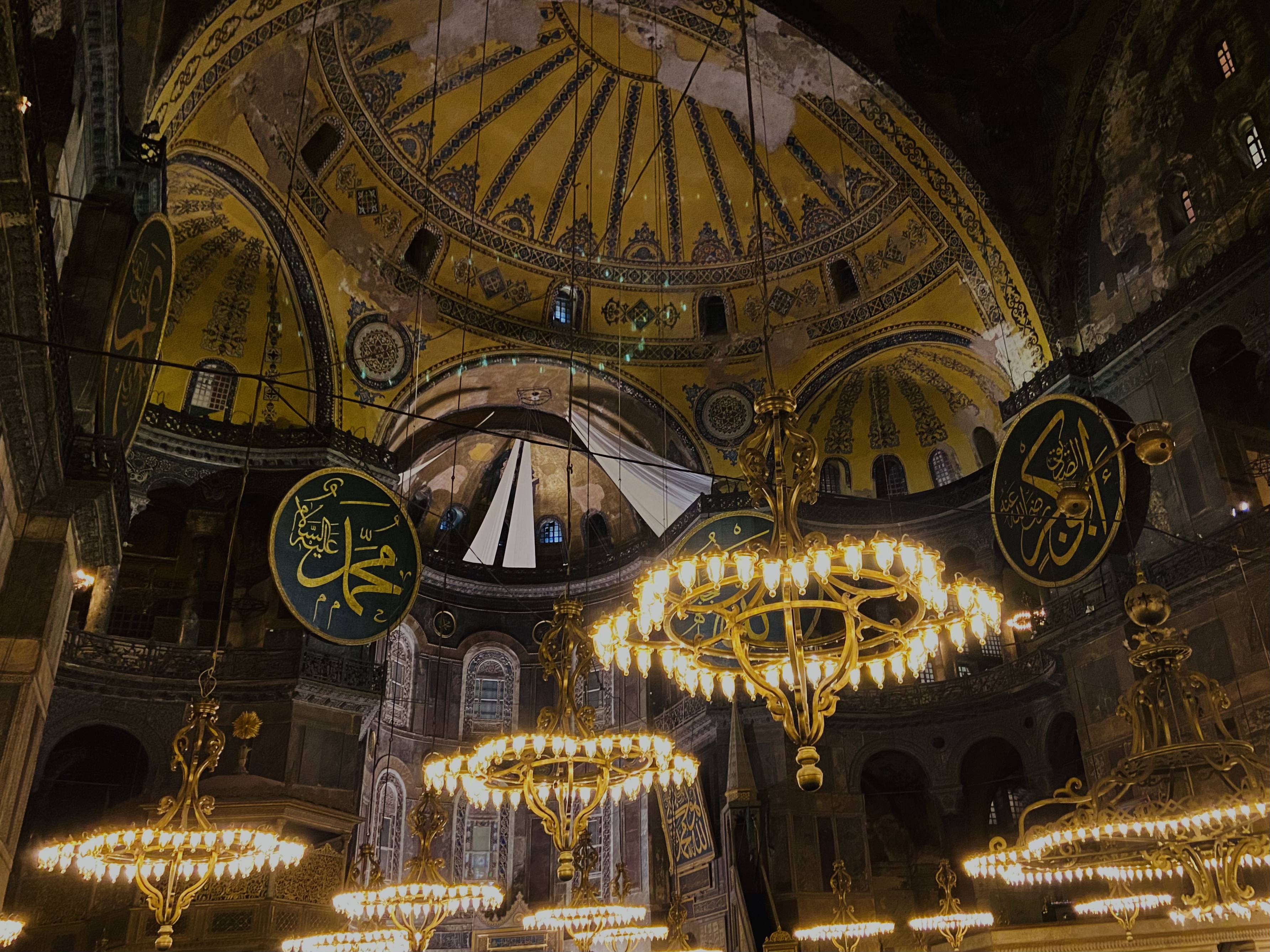 Hagia Sofia has been a cathedral, a mosque, a museum, and now a mosque again after Turkey’s President Recep Tayyip Erdoğan announced the decision in 2020 [Hajira Maryam/Al Jazeera]