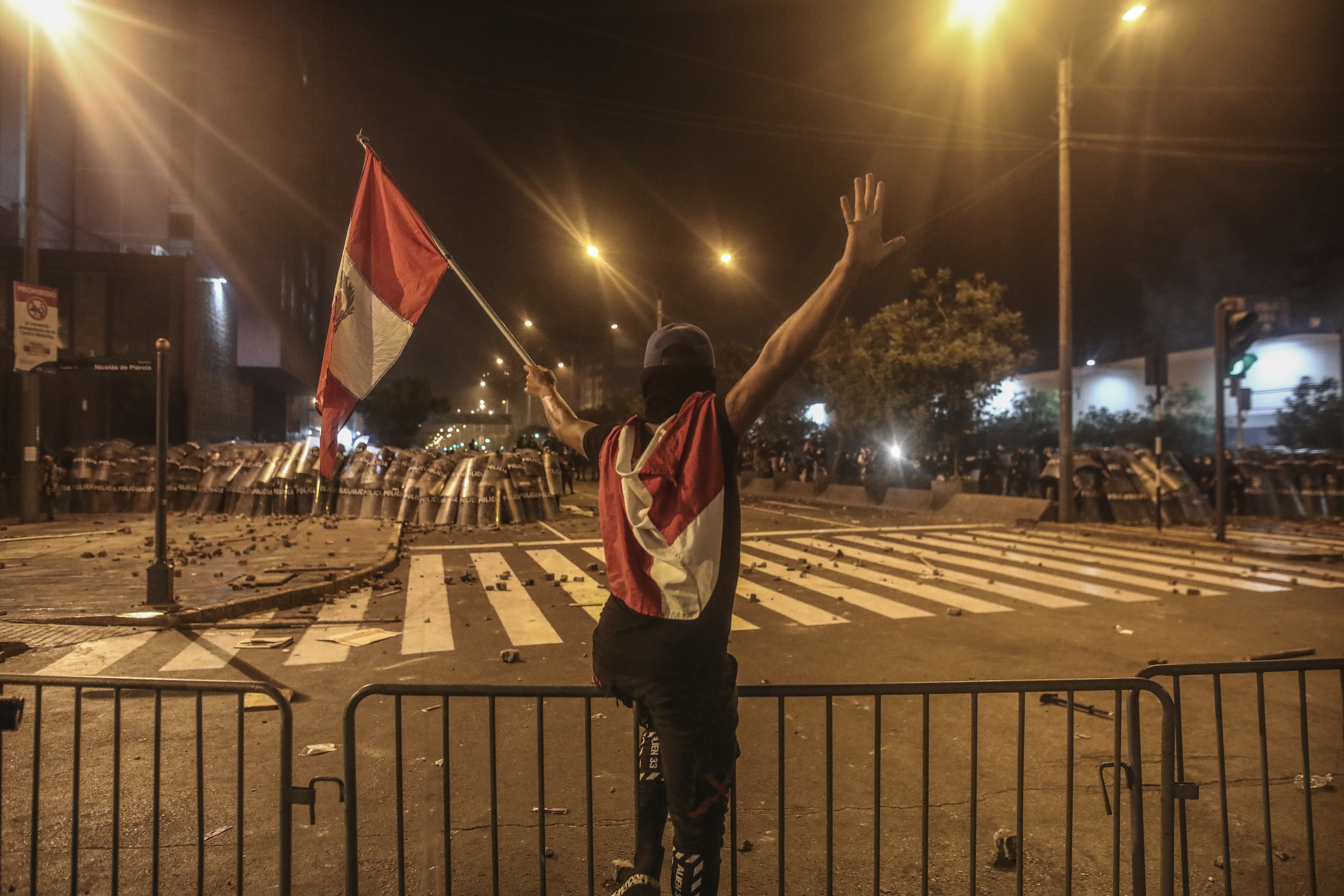 PERU-PROTESTS/CURFEW