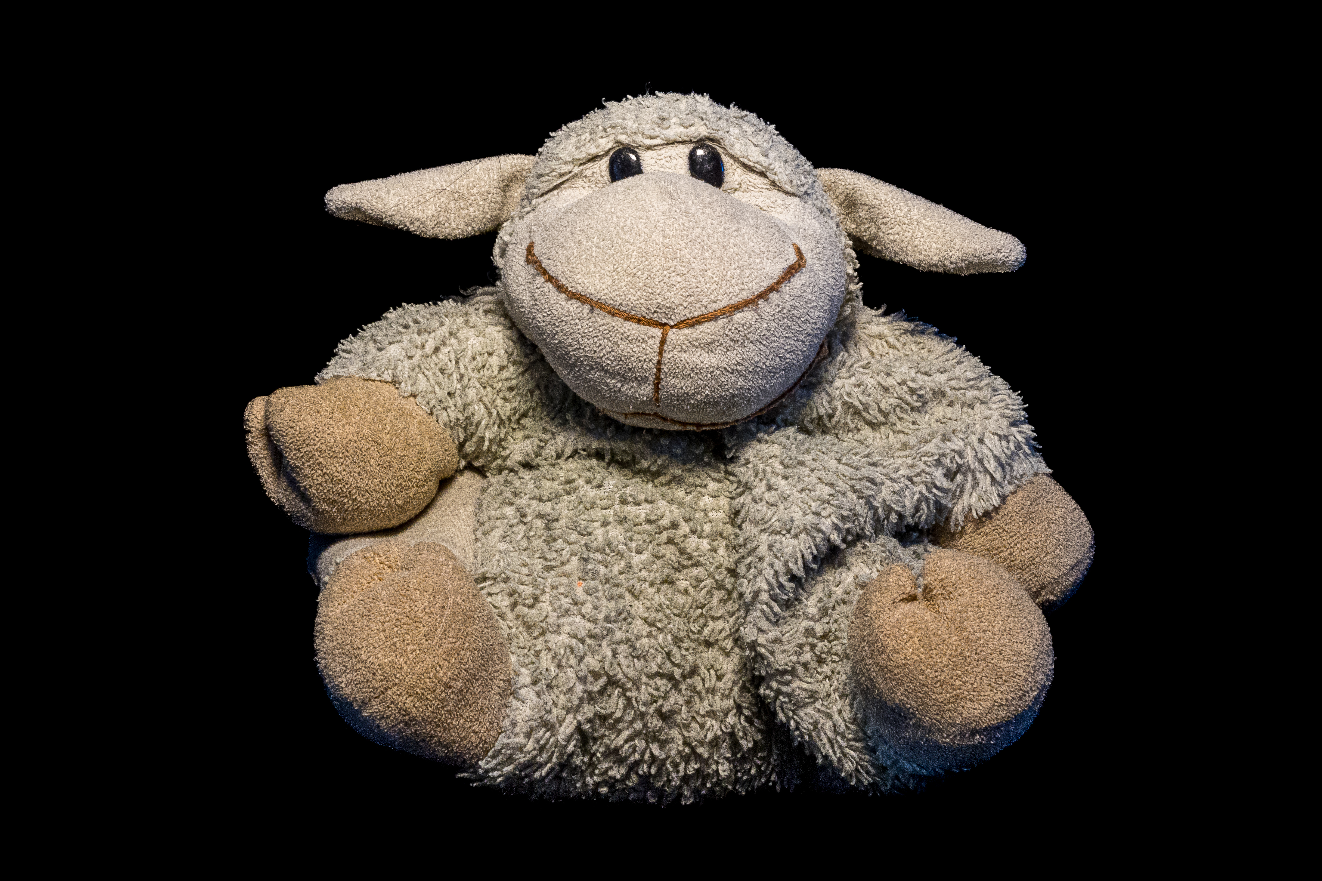 A child's toy sheep