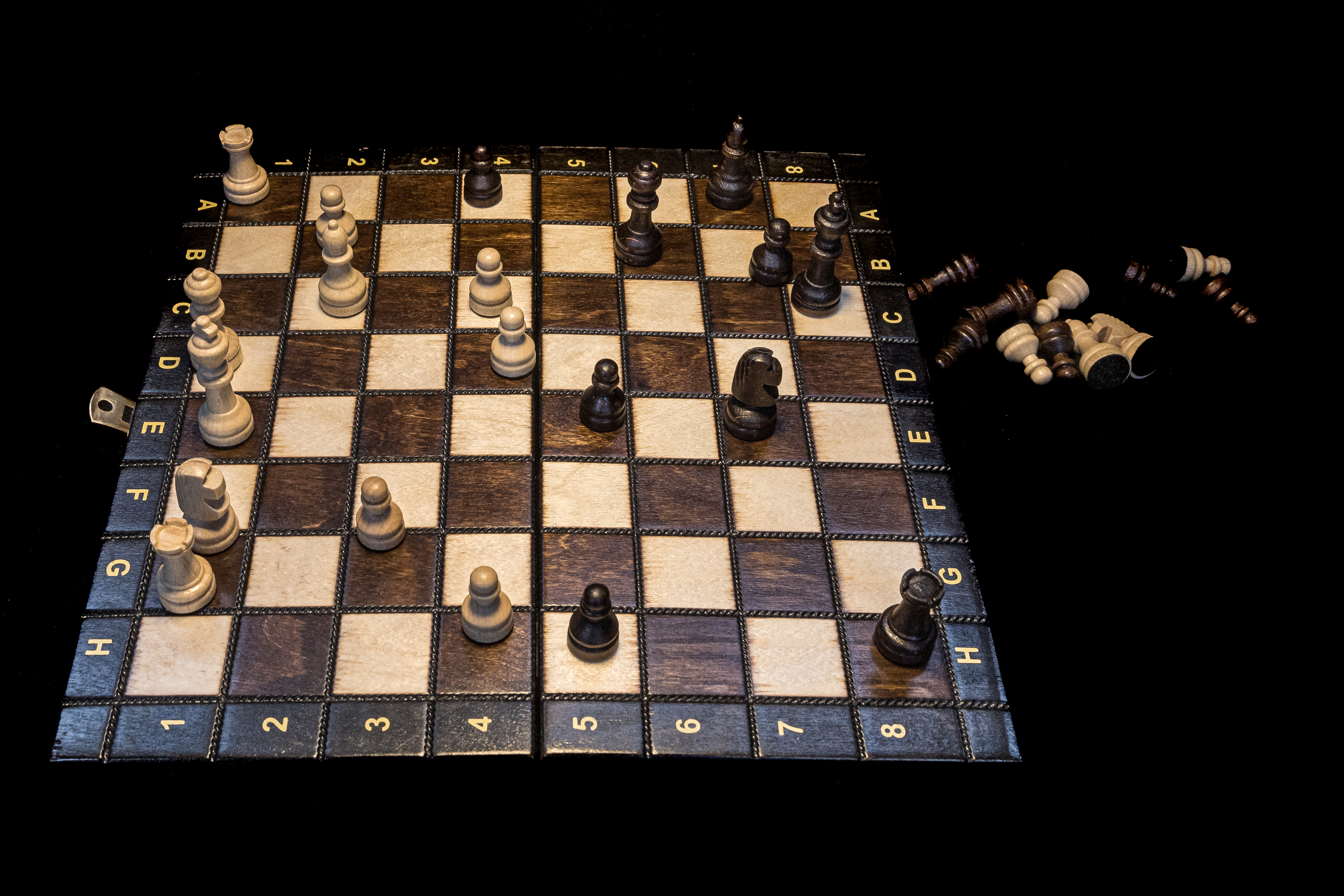 A chess board