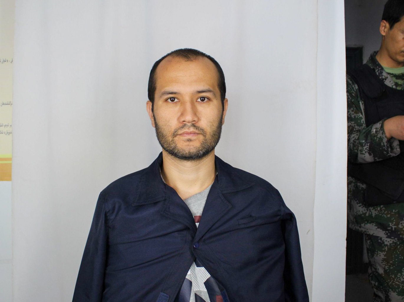 A photo of Yusup Ismayil, age 32 in 2018, who was sentenced to reeduation for visiting a "sensitive location." Photo Courtesy of the Xinjiang Police Files project.