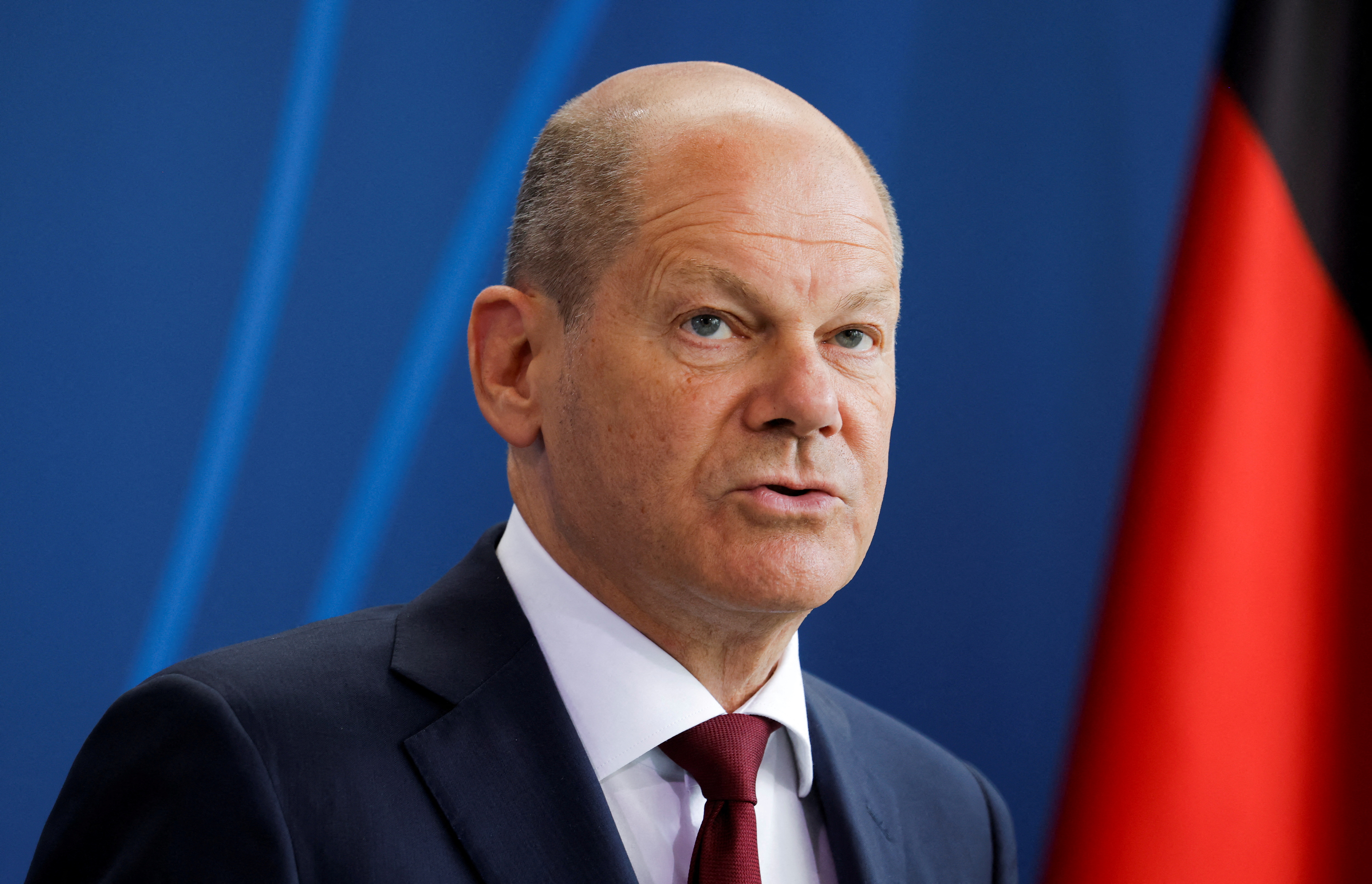 German Chancellor Olaf Scholz
