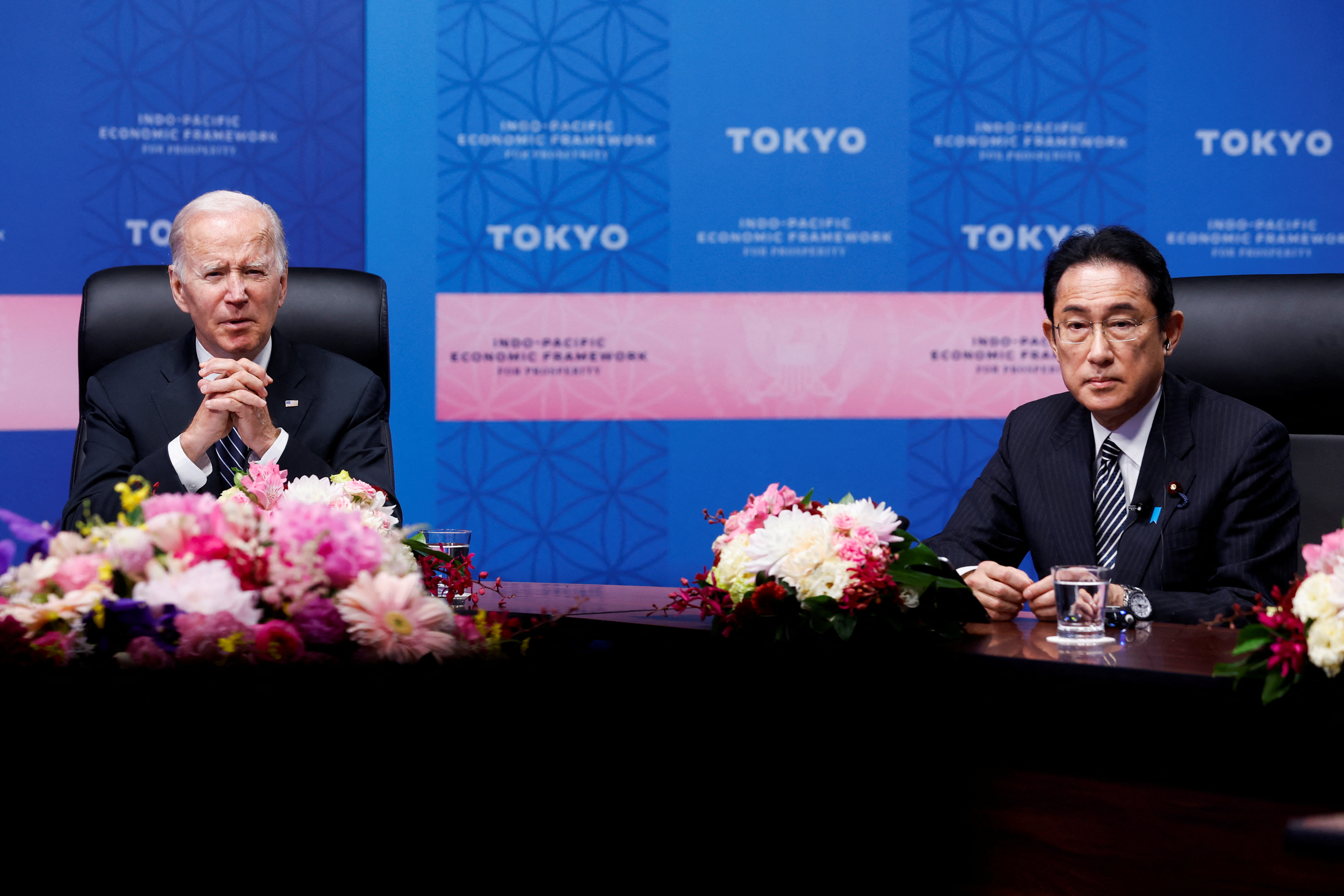 Biden speaking in Japan