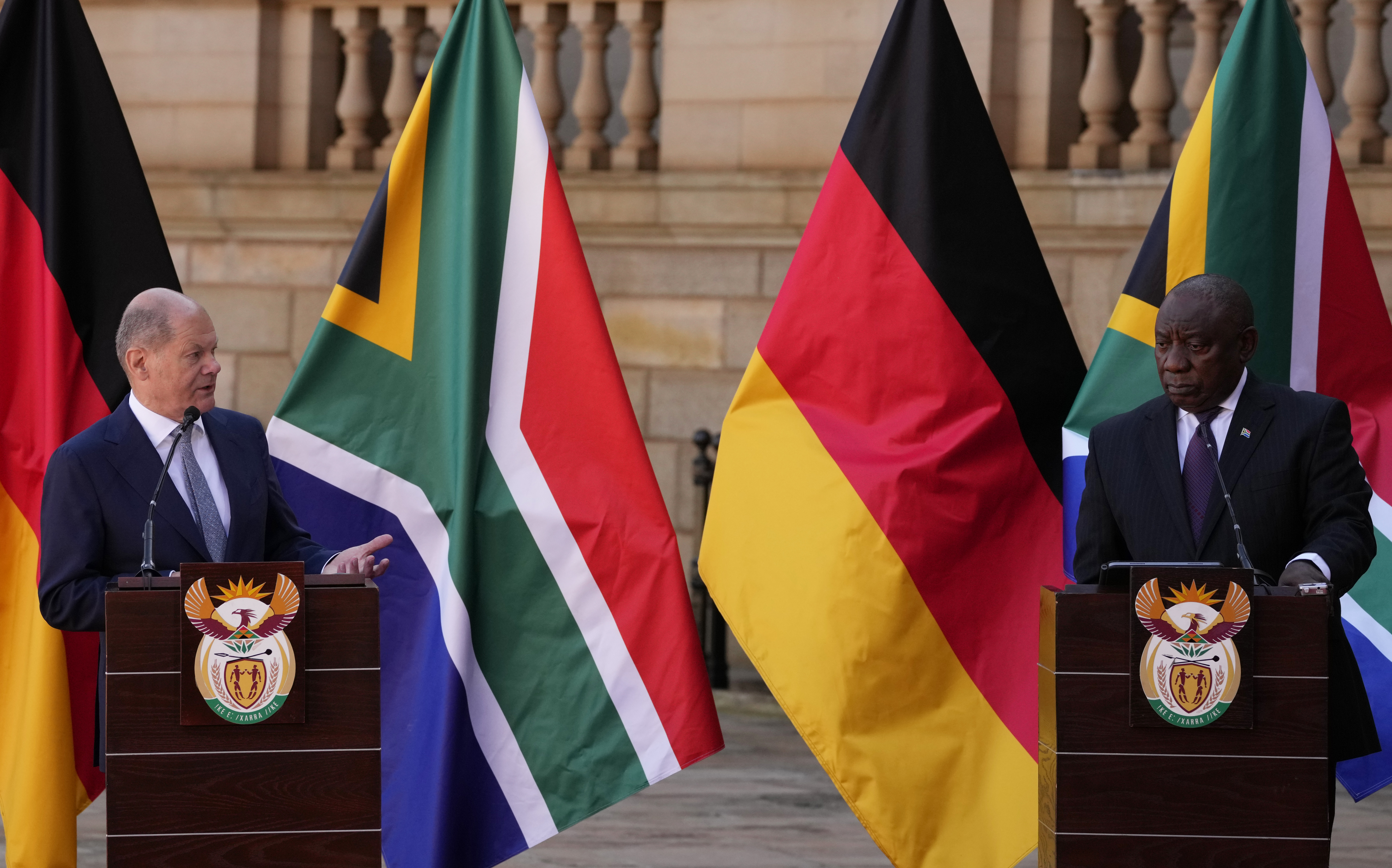 South Africa German Chancellor