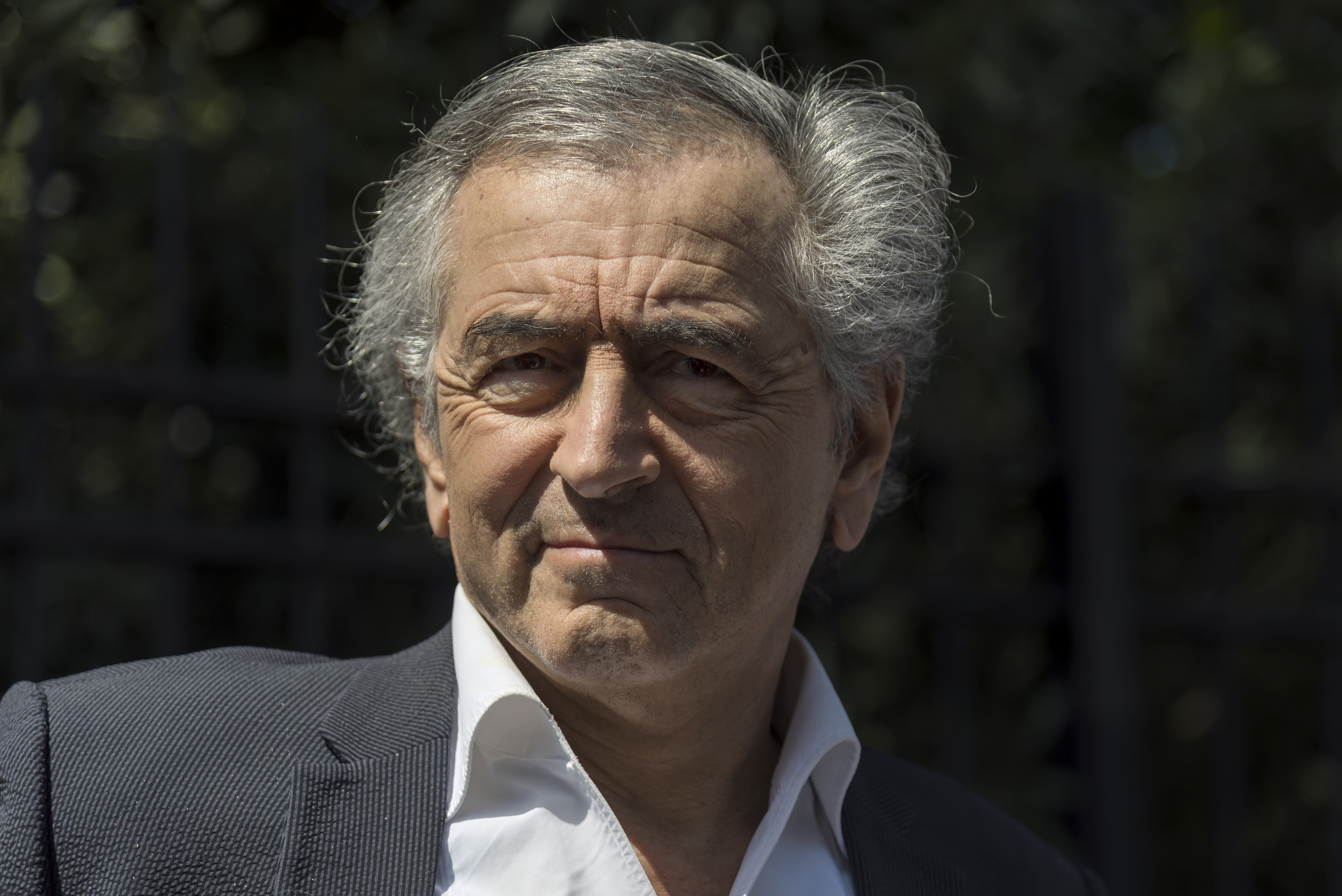 The writer and philosopher Bernard-Henri Levy