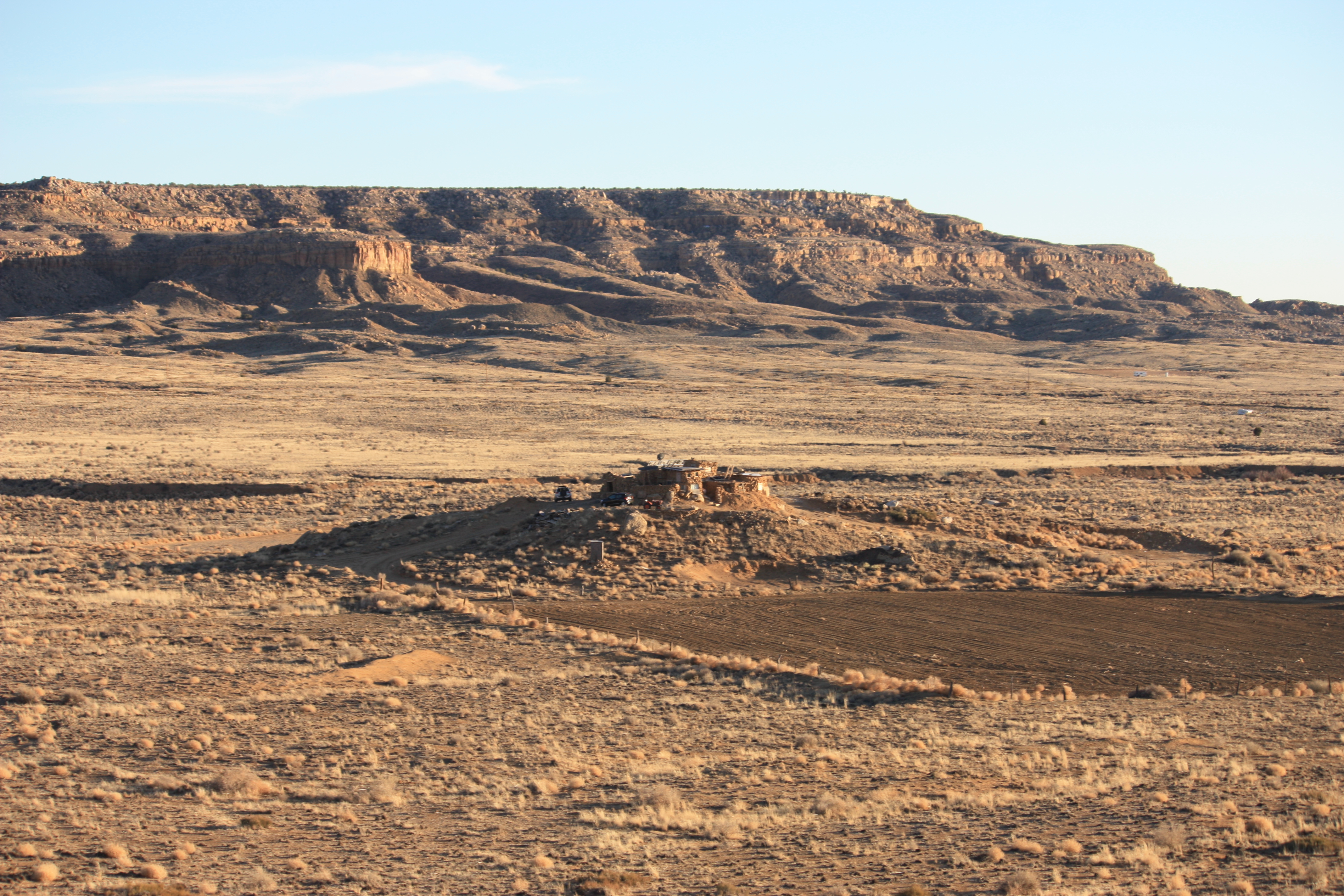 A stone house on a Hopi reservation in Arizona