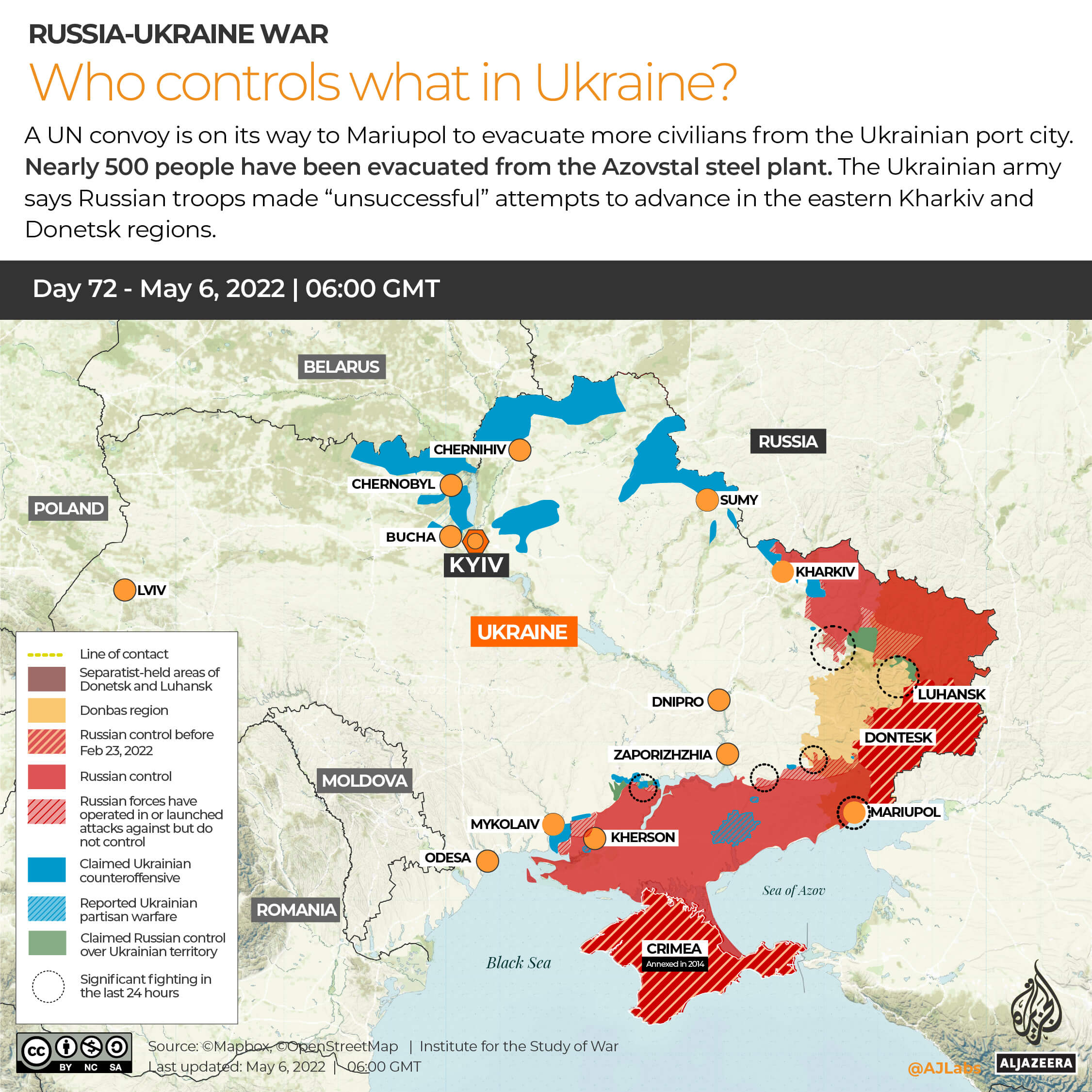INTERACTIVE_UKRAINE_CONTROL MAP - Who controls what Day 72