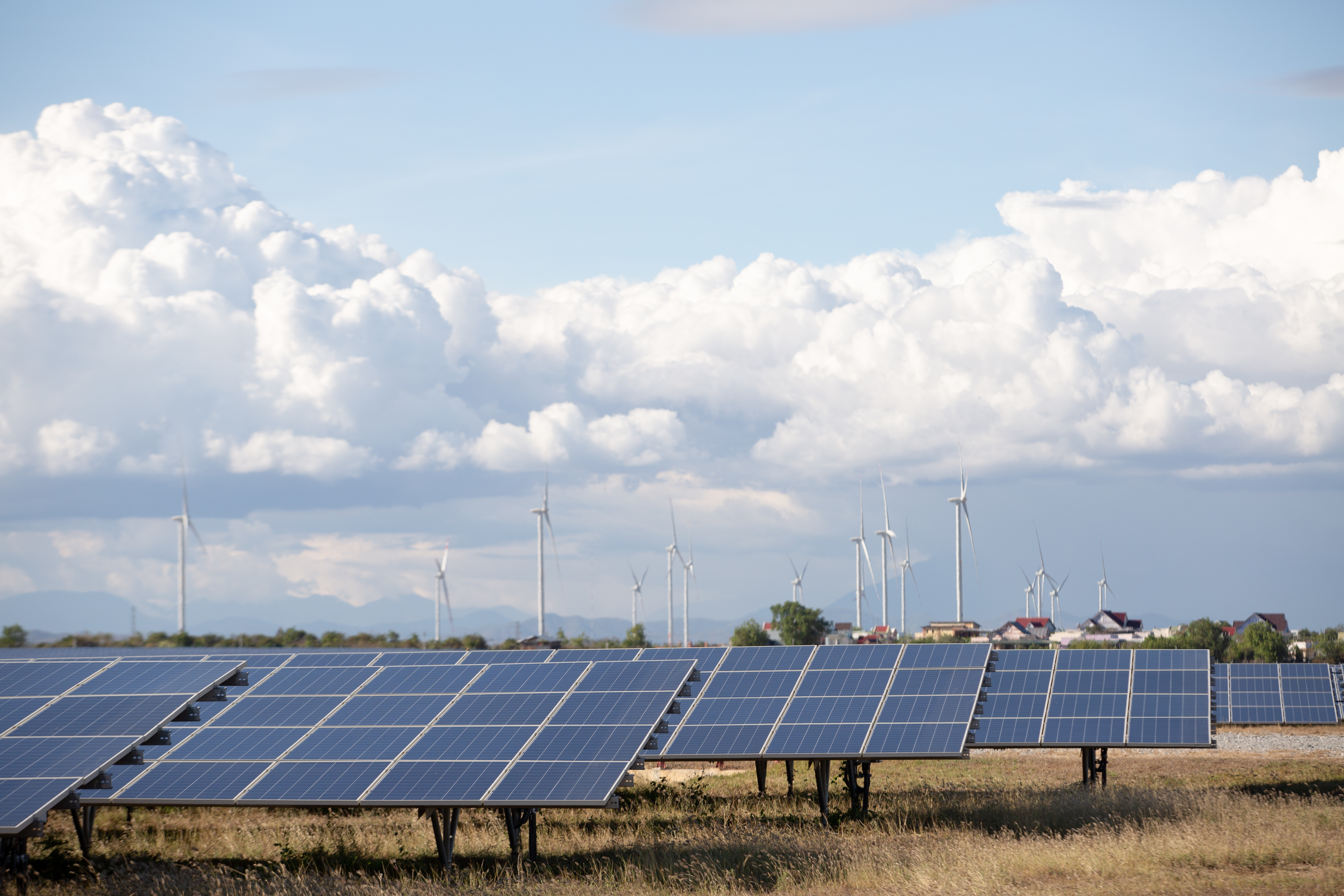 Solar panels in Vietnam