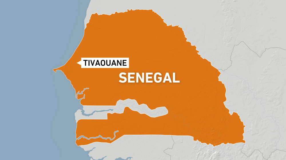 Map of Tivouane, Senegal