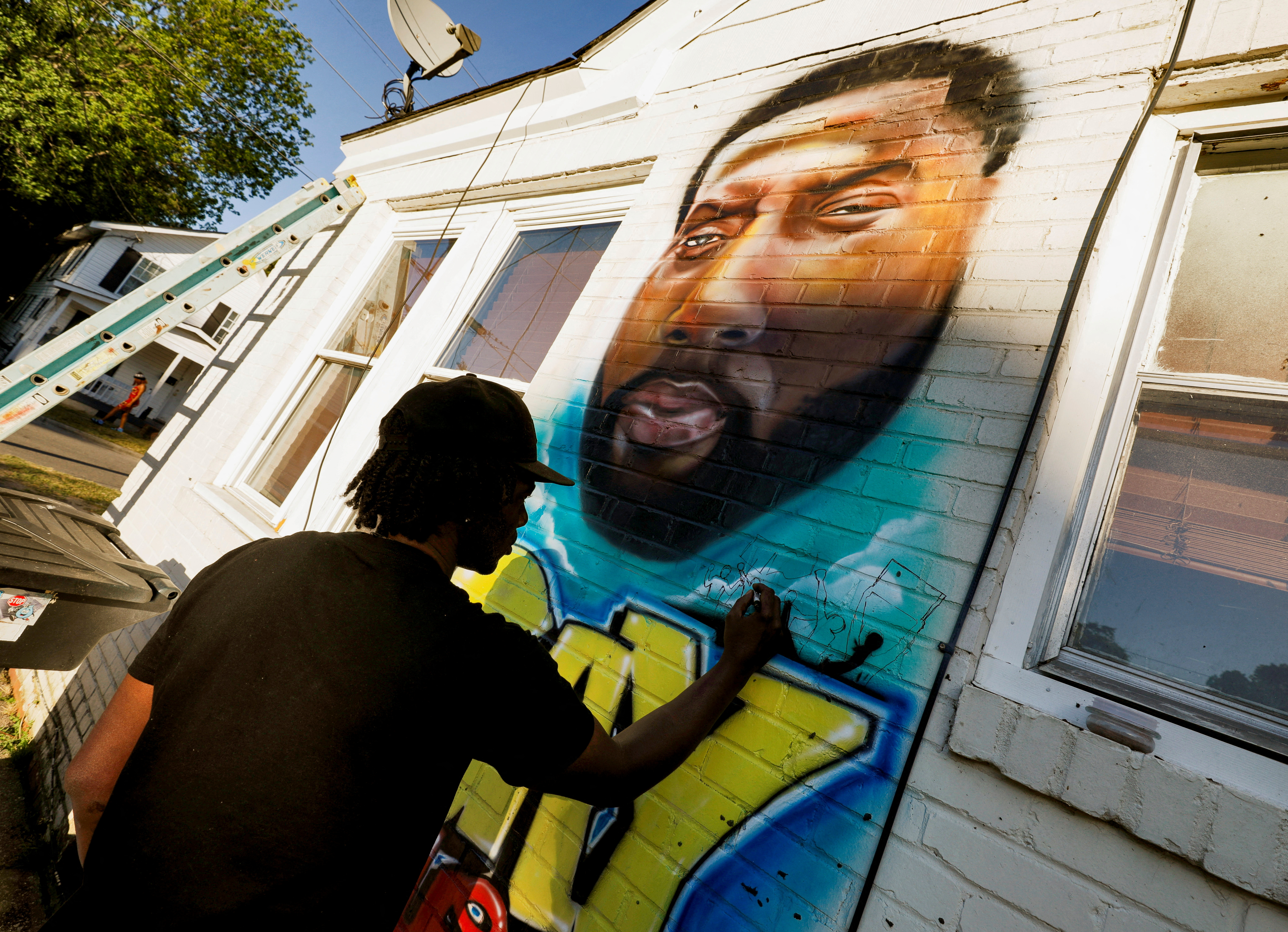 Mural of Andrew Brown Jr