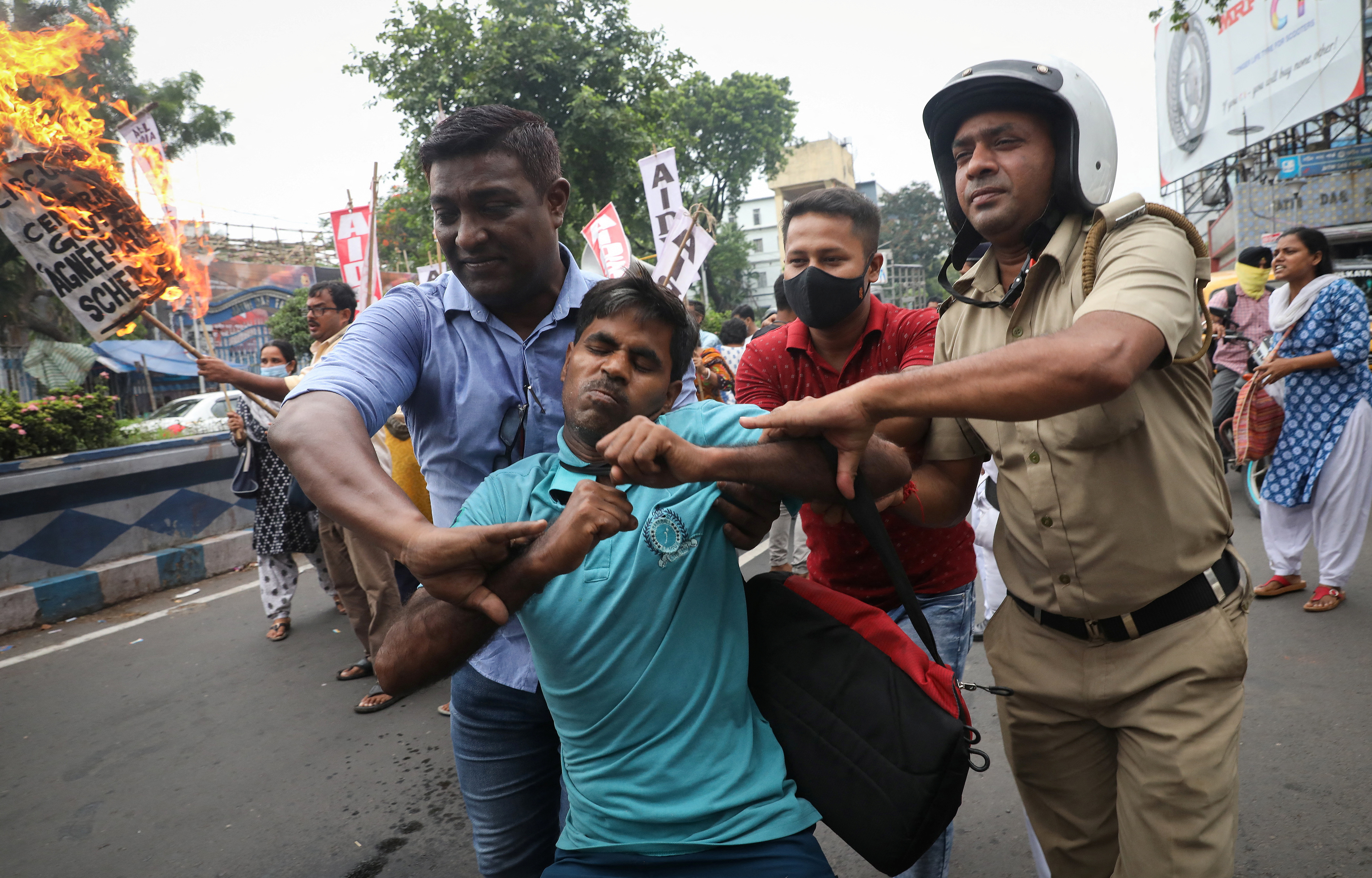 India protests