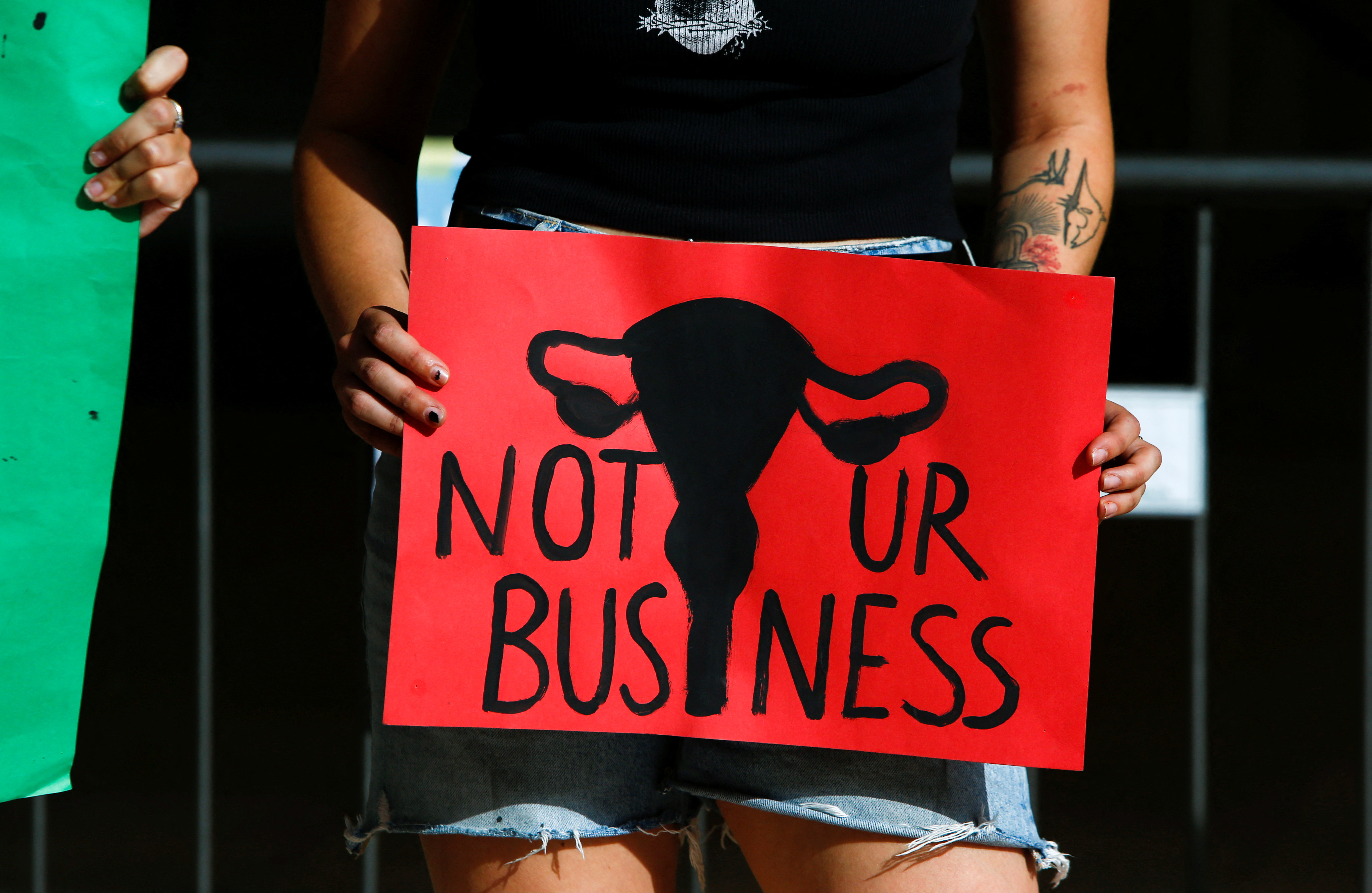 Pro choice protester