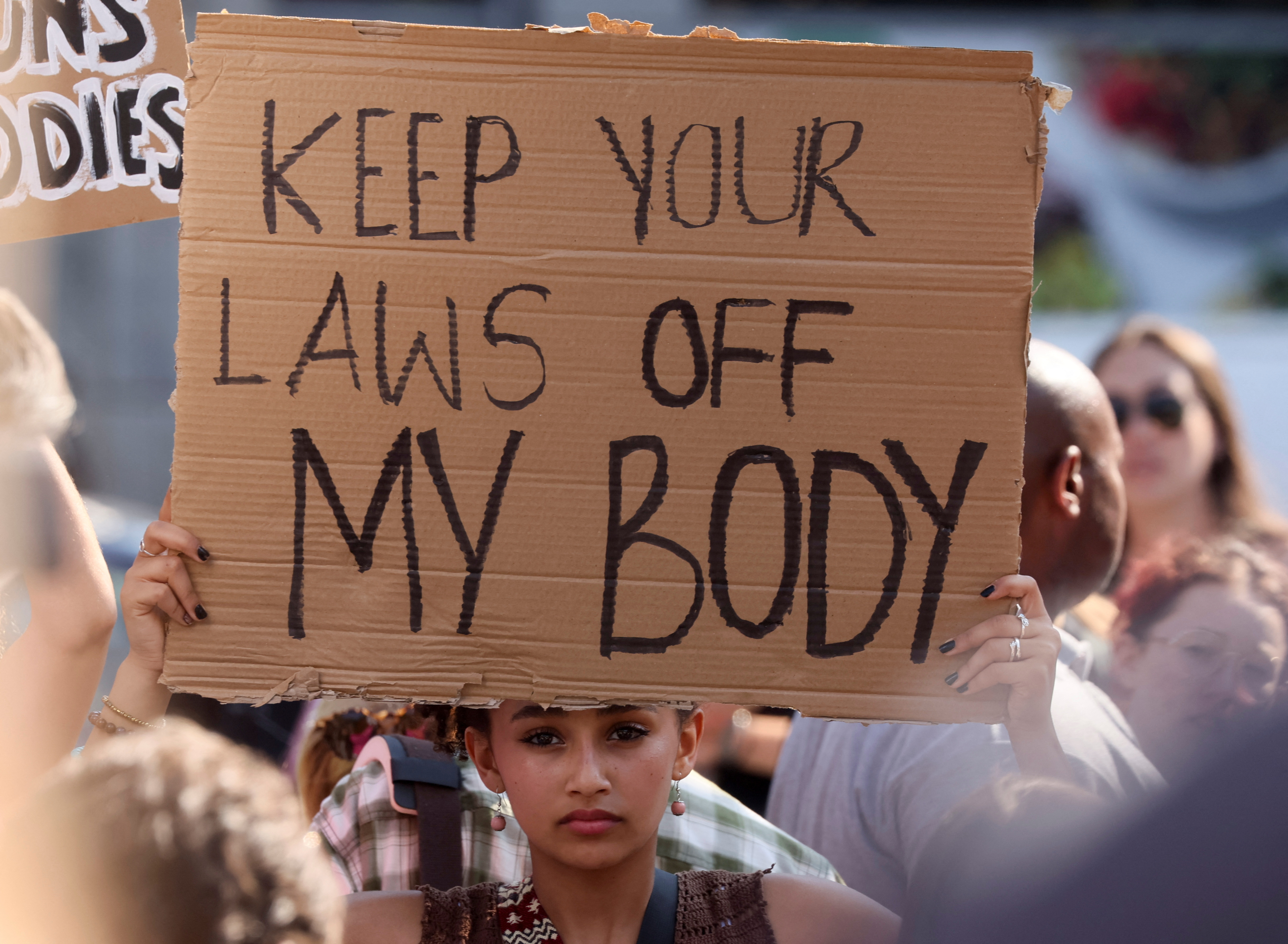 abortion rights protester
