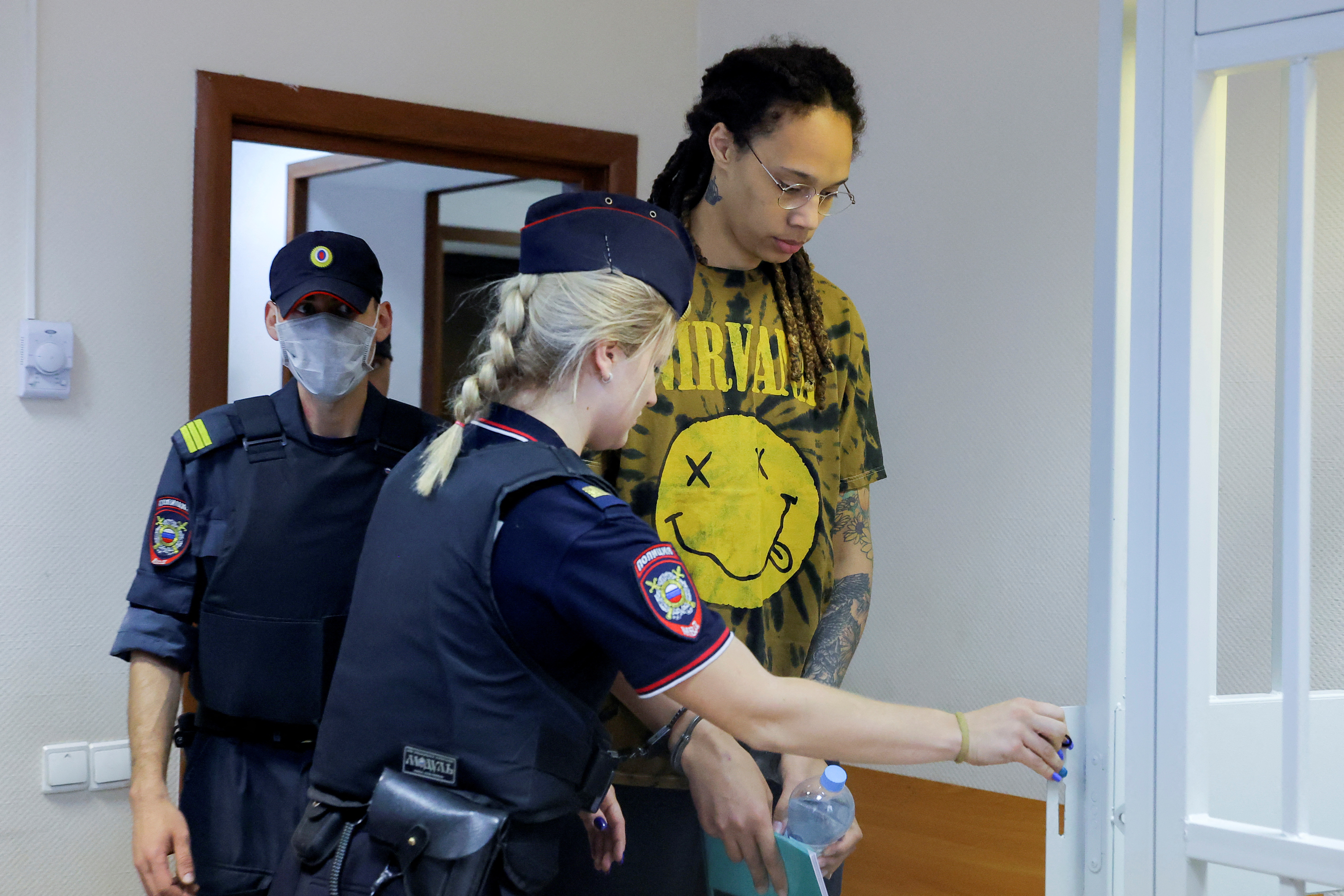 Brittney Griner in Russian court