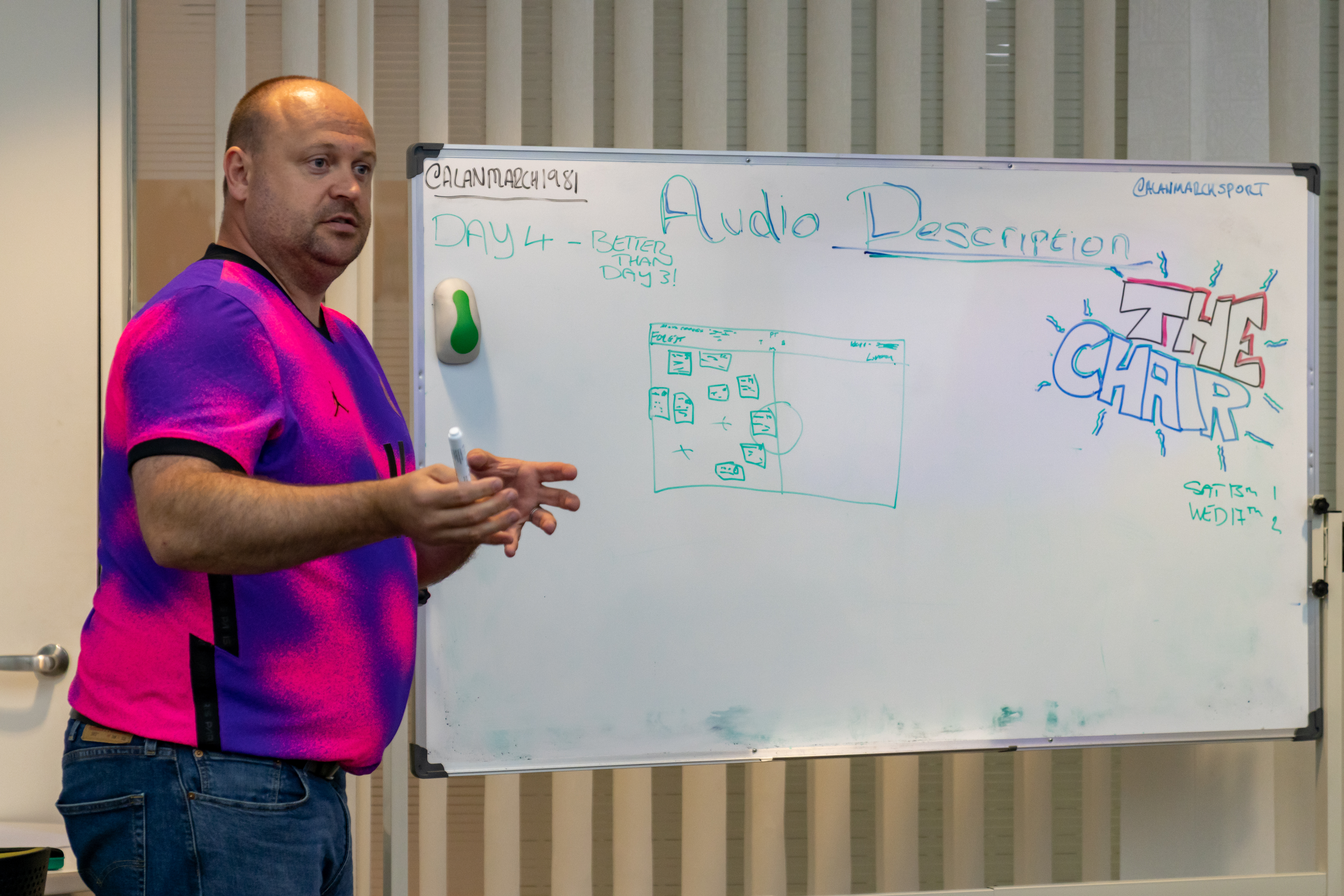 World Cup Commentary for the blind