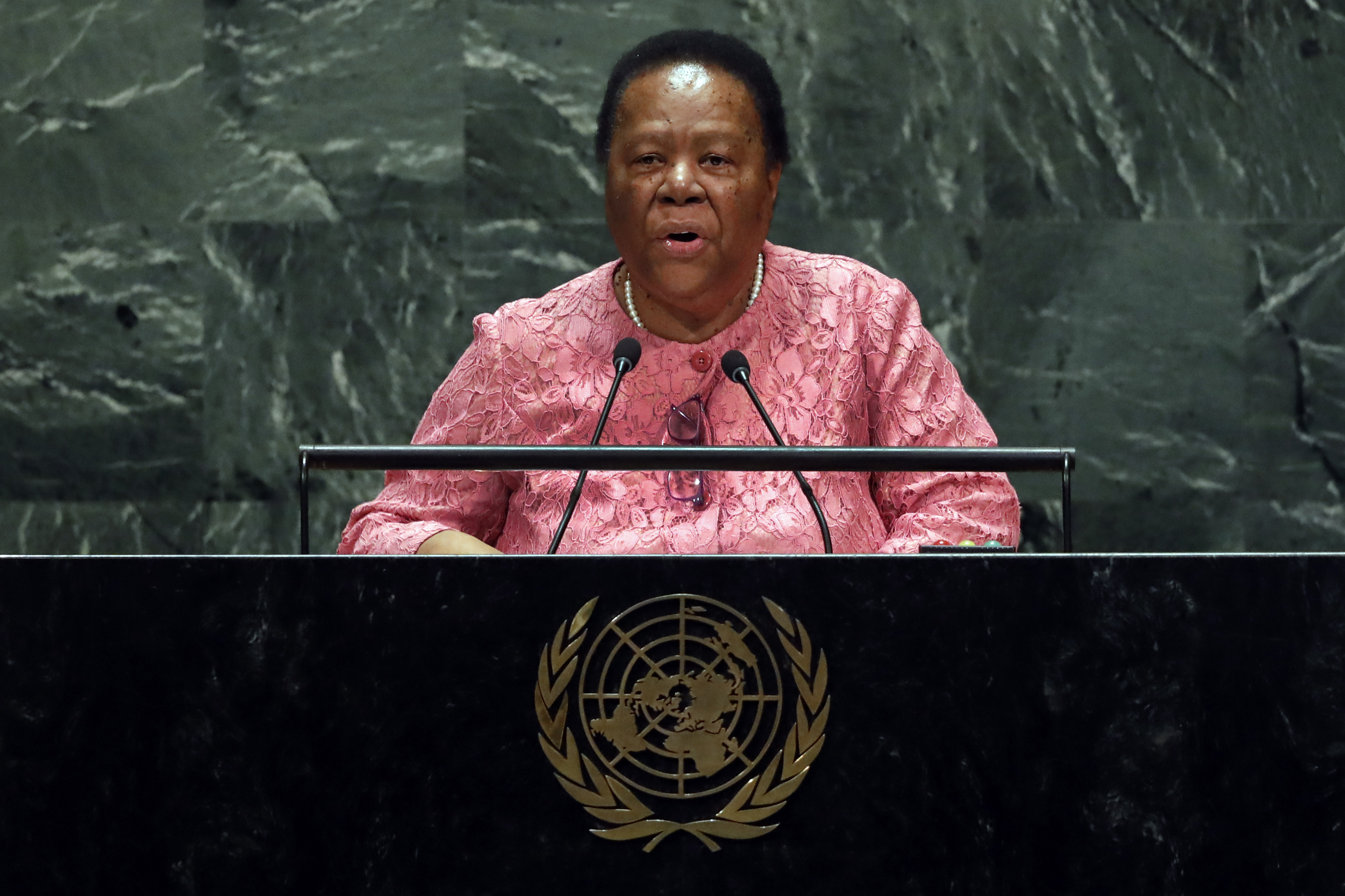 Naledi Pandor, minister for international relations and cooperation of South Africa