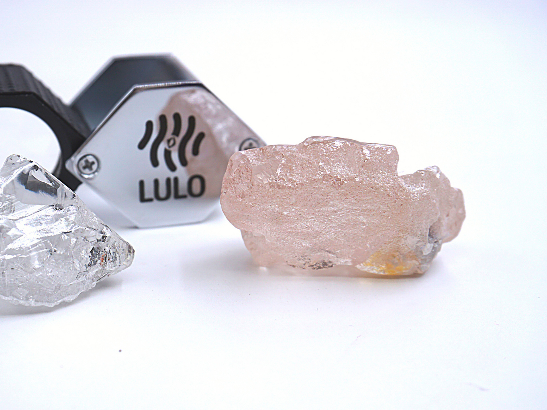 This photo supplied by Lucapa Diamond Company shows the 170 carat pink diamond