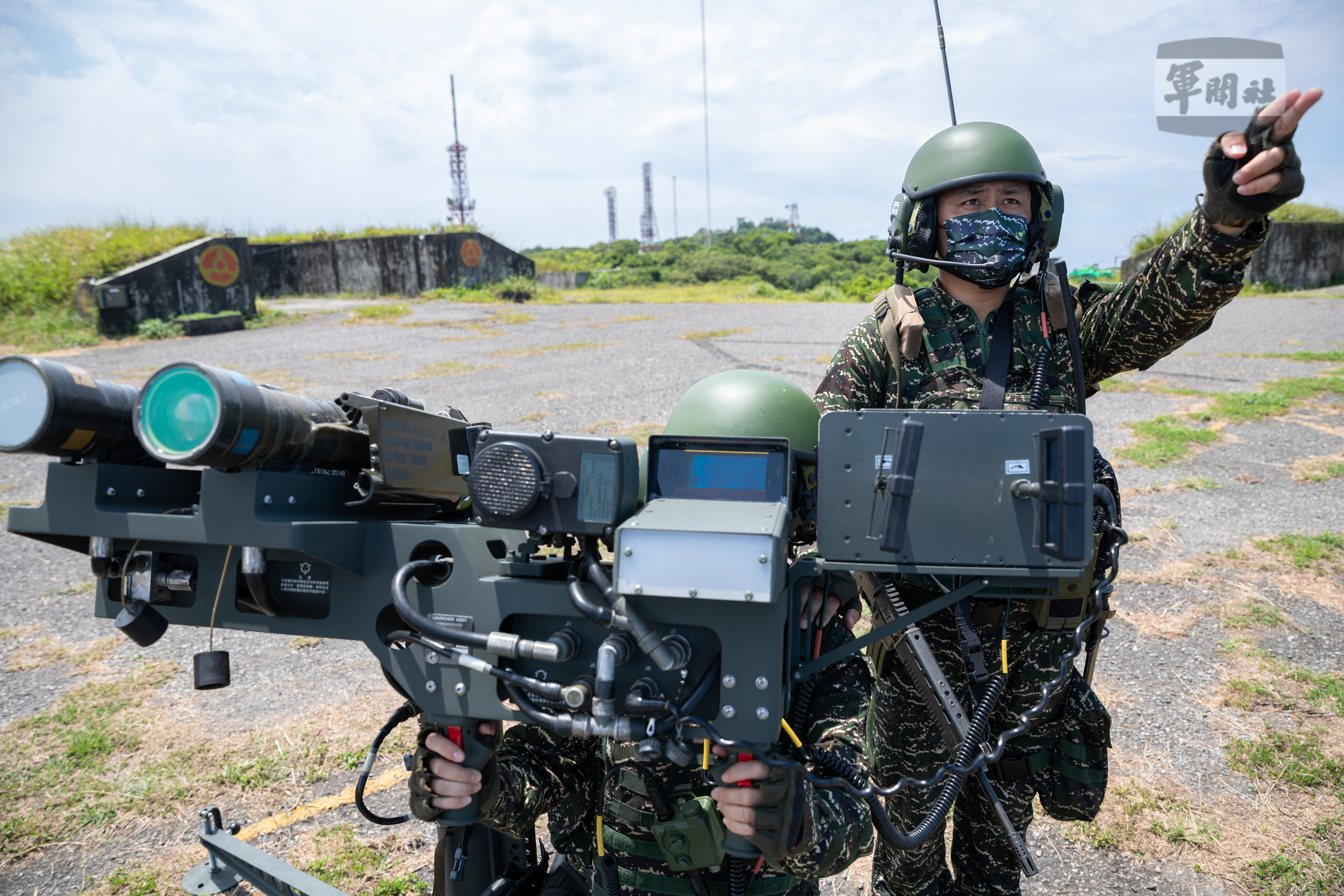 A Taiwanese soldier takes part in a military drill in Taiwan in this picture released on August 10, 2022 [Taiwan Military News Agency/Reuters]