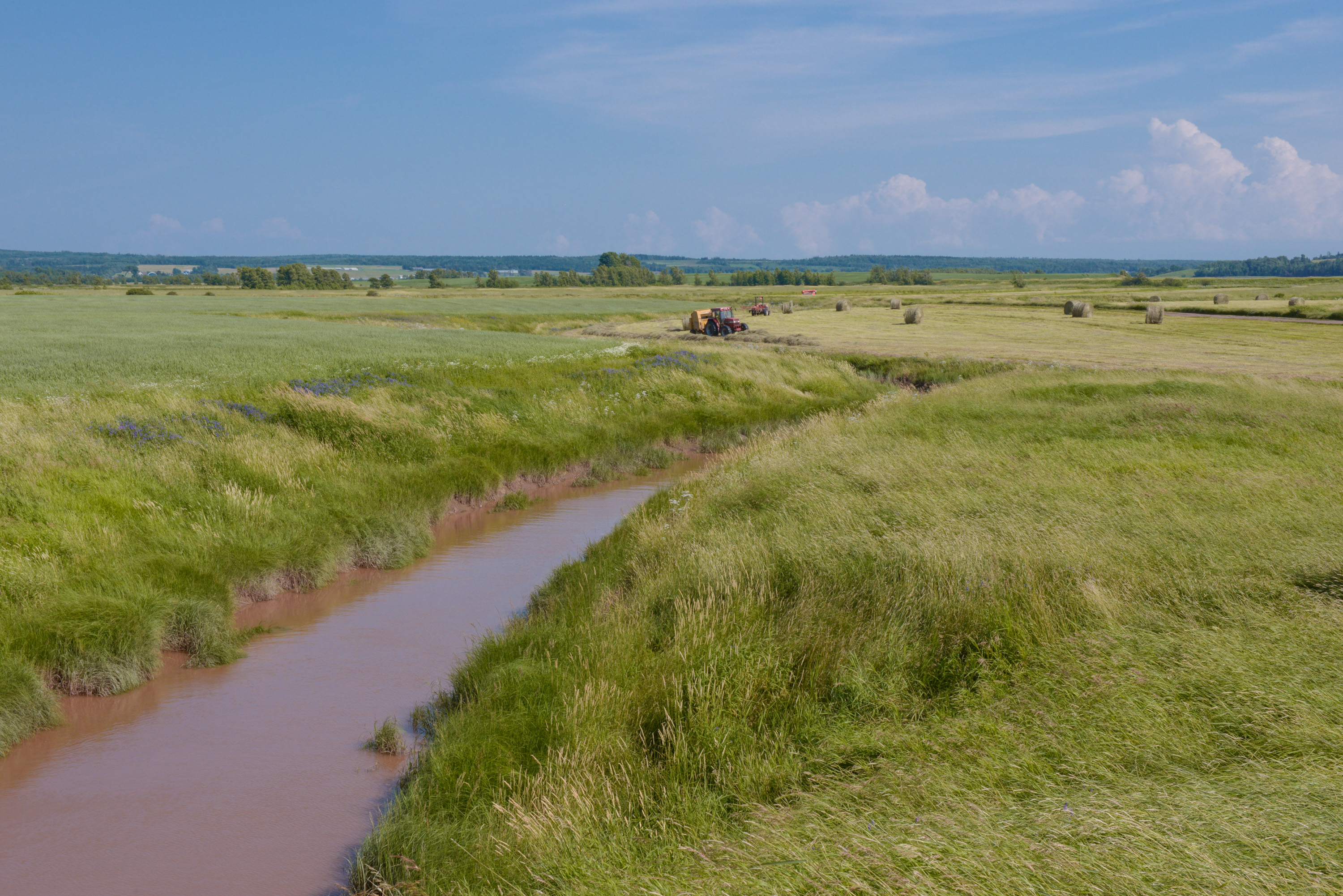 Rising sea levels pose a threat to homes and businesses along the Chignecto Isthmus