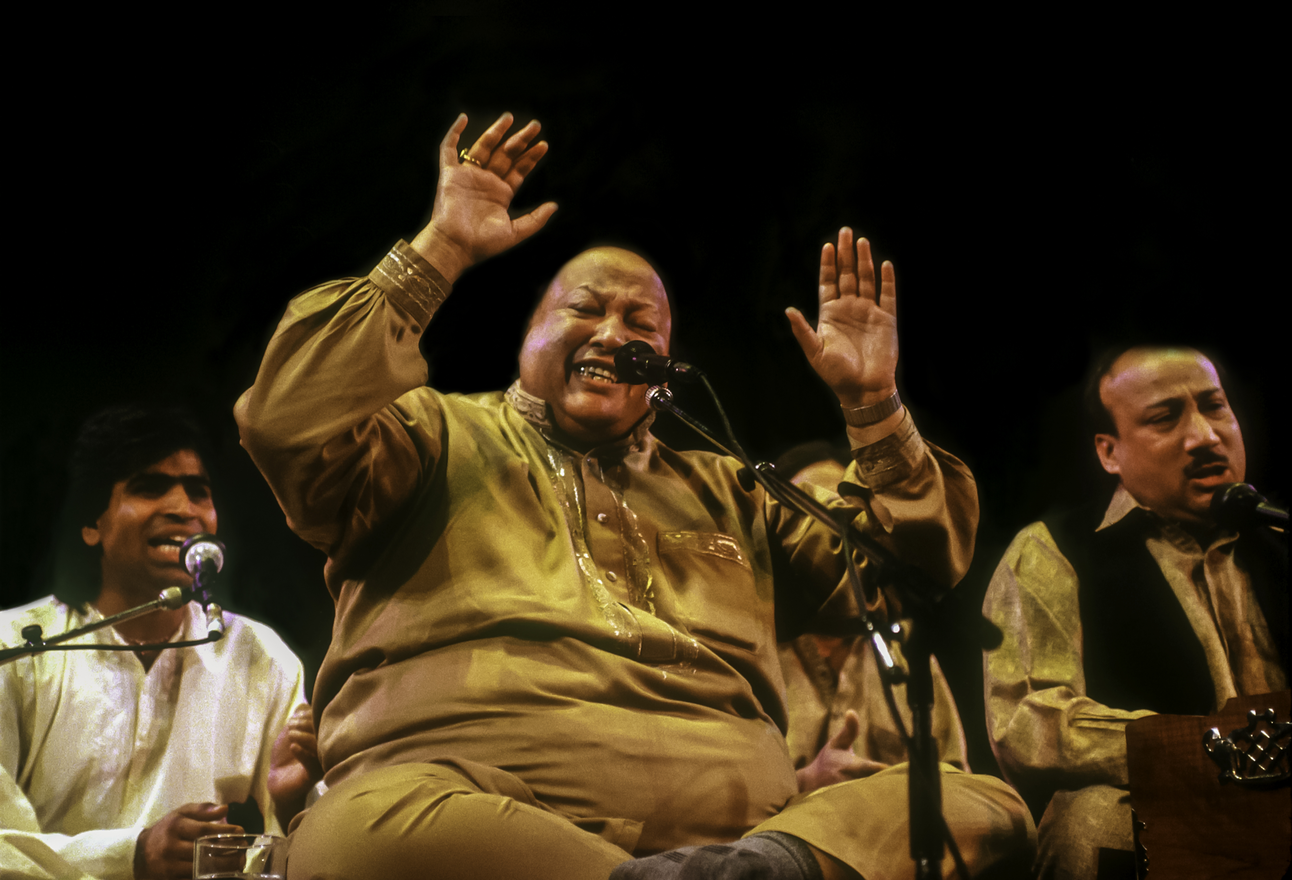 Pakistani musician Nusrat Fateh Ali Khan