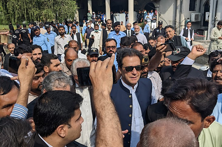 Former Pakistan PM Imran Khan [Abid Hussain/Al Jazeera]