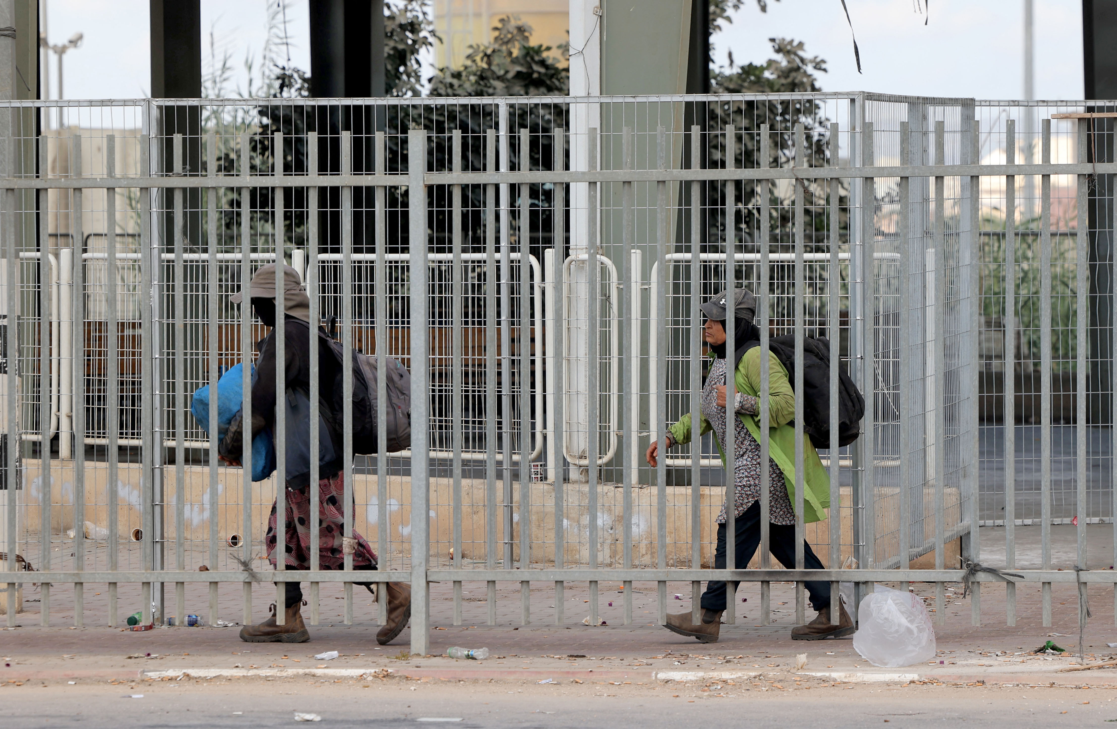 A picture shows the Jalame checkpoint near the Palestinian city of Jenin in the Israeli occupied West Bank on September 14, 2022. - An Israeli soldier and two Palestinians were killed in overnight clashes near the checkpoint in the occupied West Bank, the army and the Palestinian health ministry said.