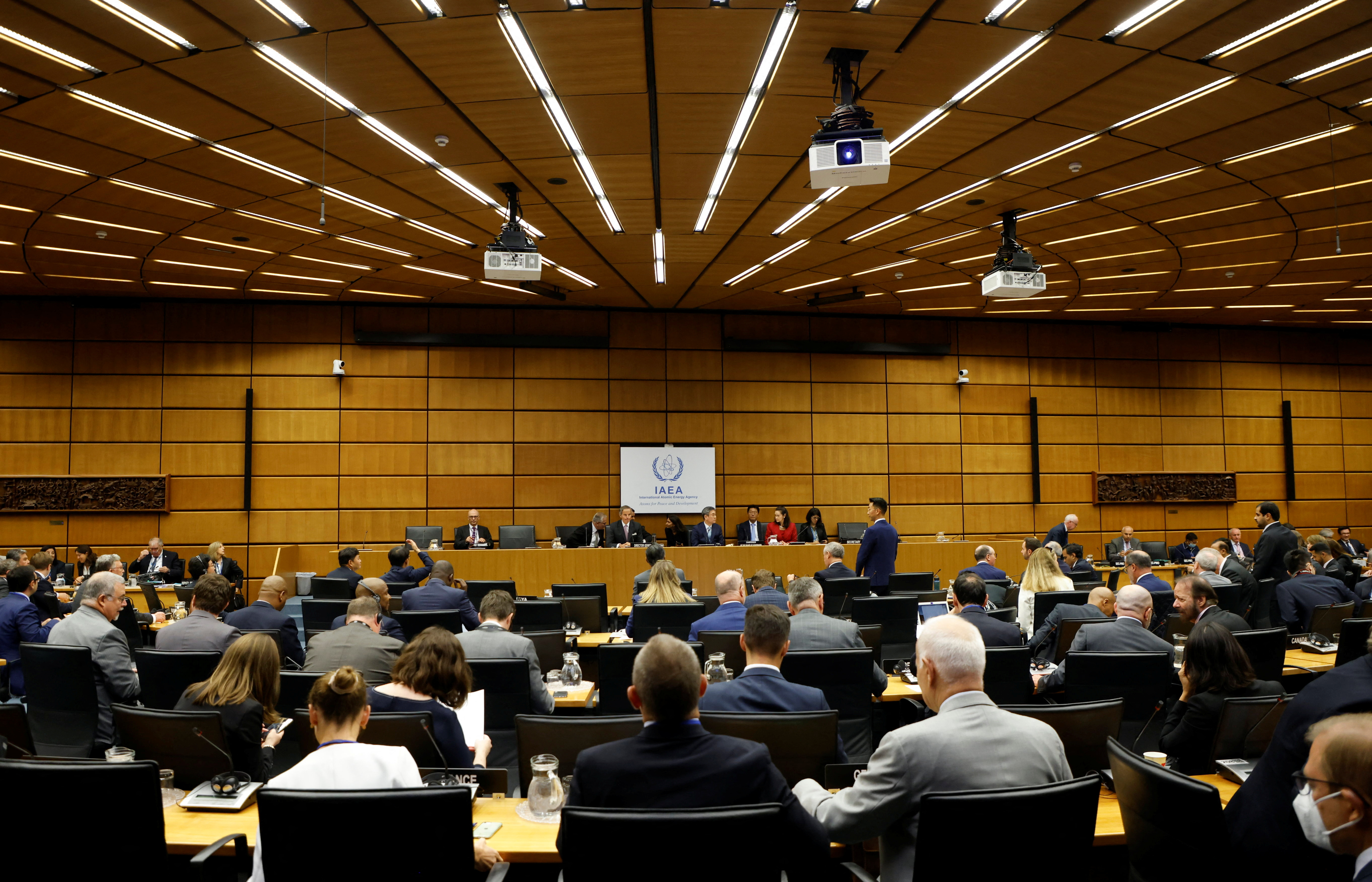 International Atomic Energy Agency (IAEA) Director-General Rafael Grossi attends an IAEA Board of Governors meeting in Vienna, Austria, September 12, 2022.