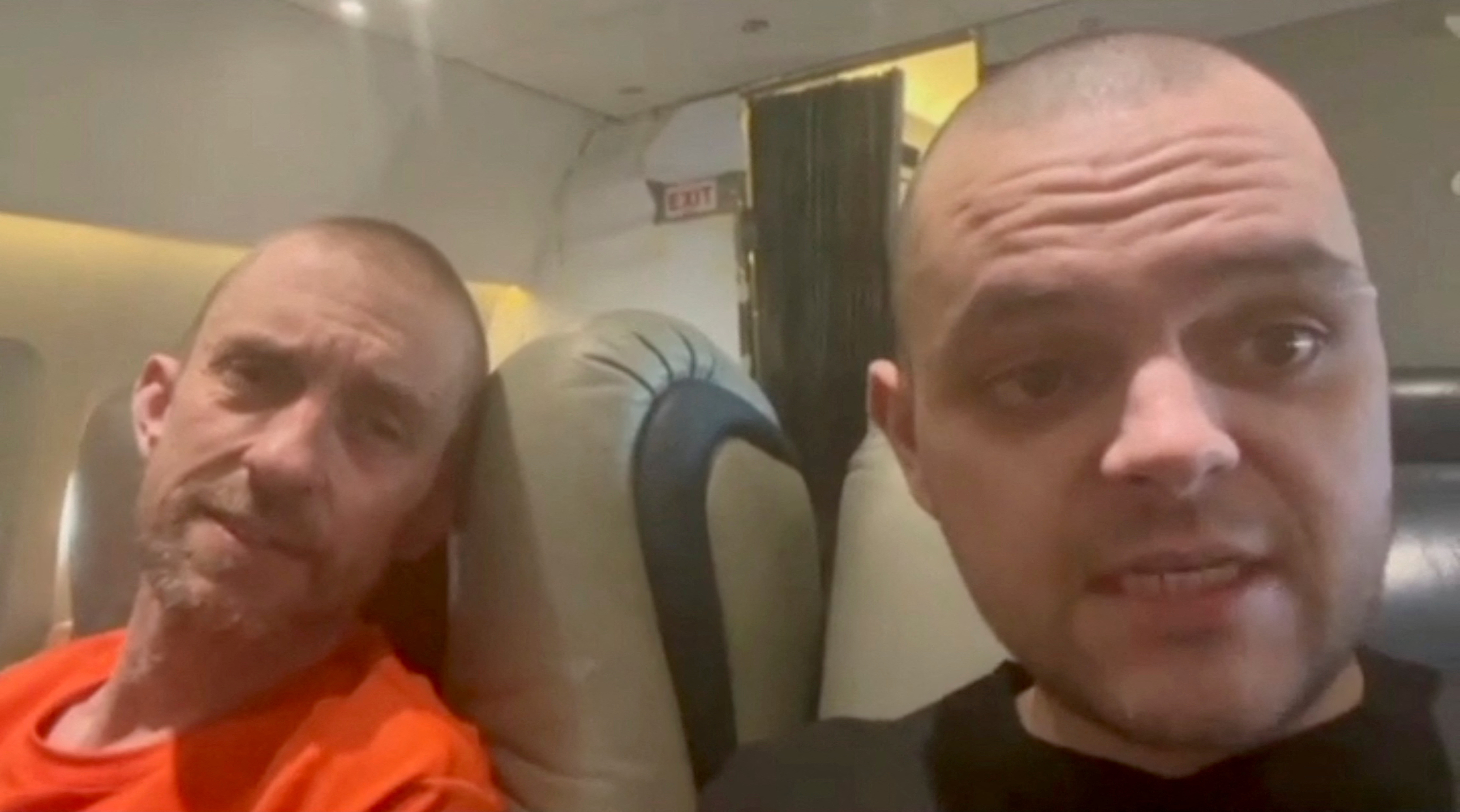 British Prisoners of war Aiden Aslin and Shaun Pinner