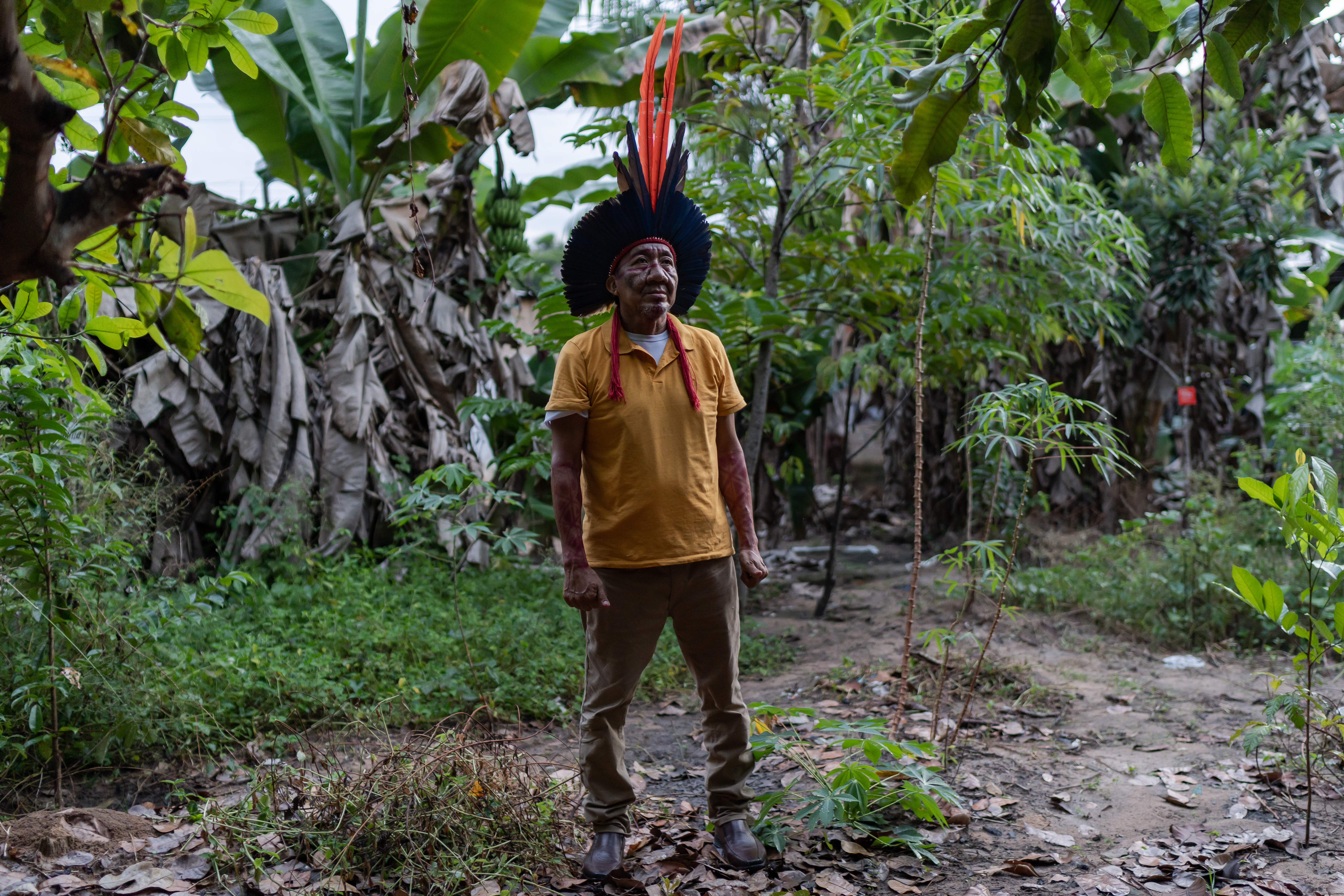 Bartolomeu da Silva Tomaz, also known as Bartô Macuxi, Brazil’s only indigenous candidate for Senate.