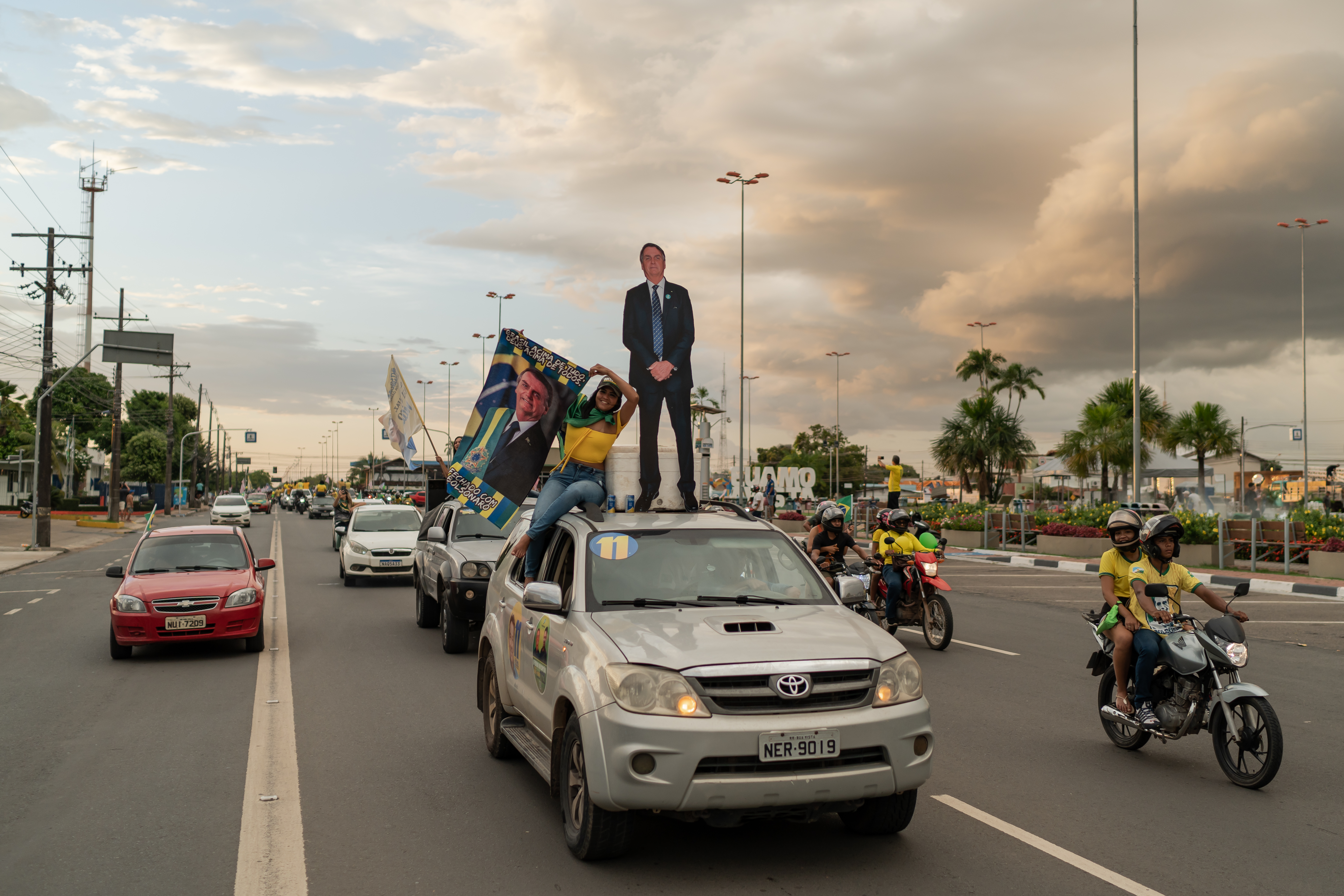 Supporters of Jair Bolsonaro