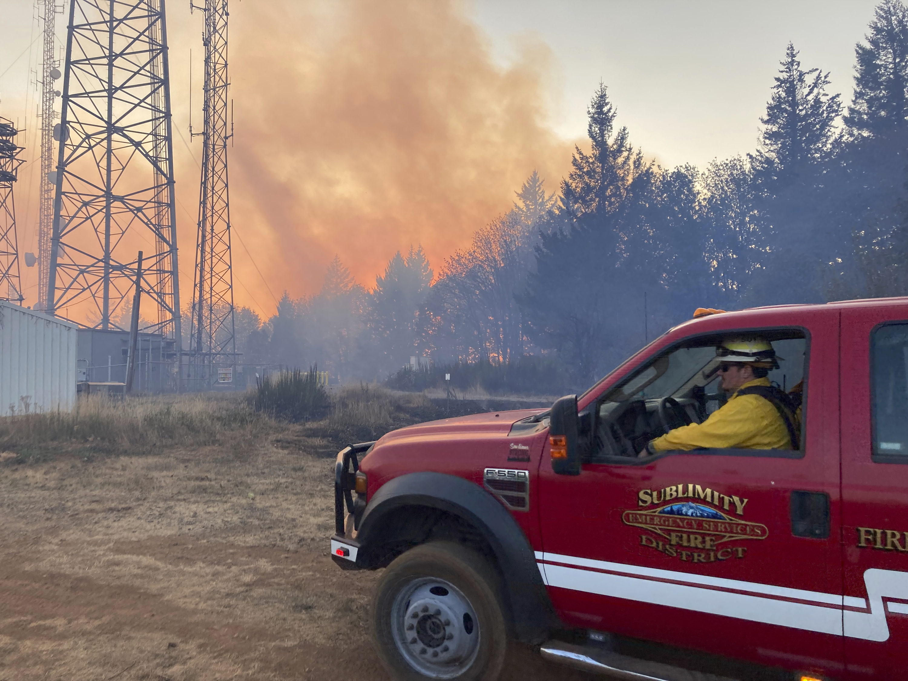 Pacific Northwest Wildfires Power