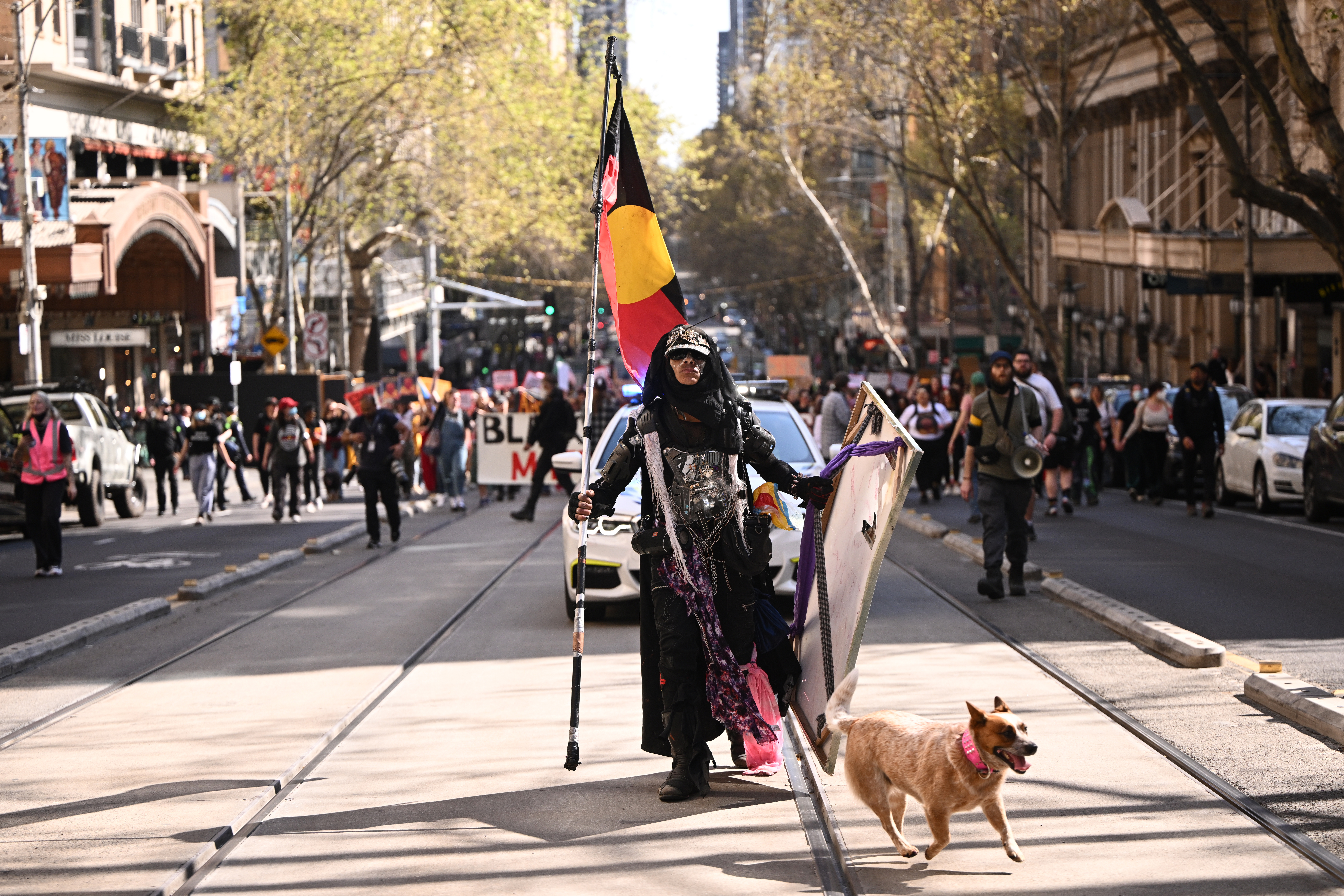 AUSTRALIA ANTI MONARCHY PROTEST