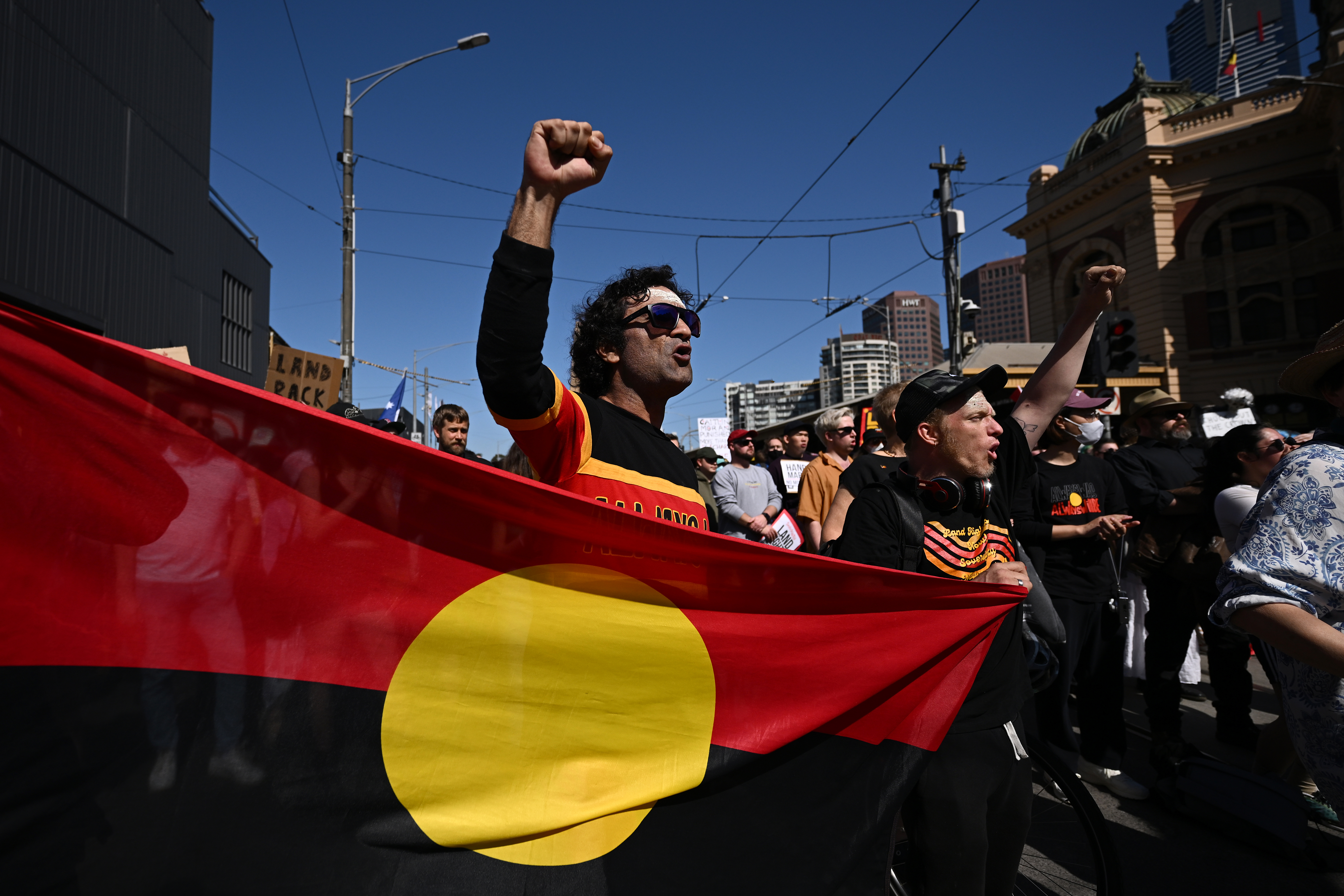 AUSTRALIA ANTI MONARCHY PROTEST