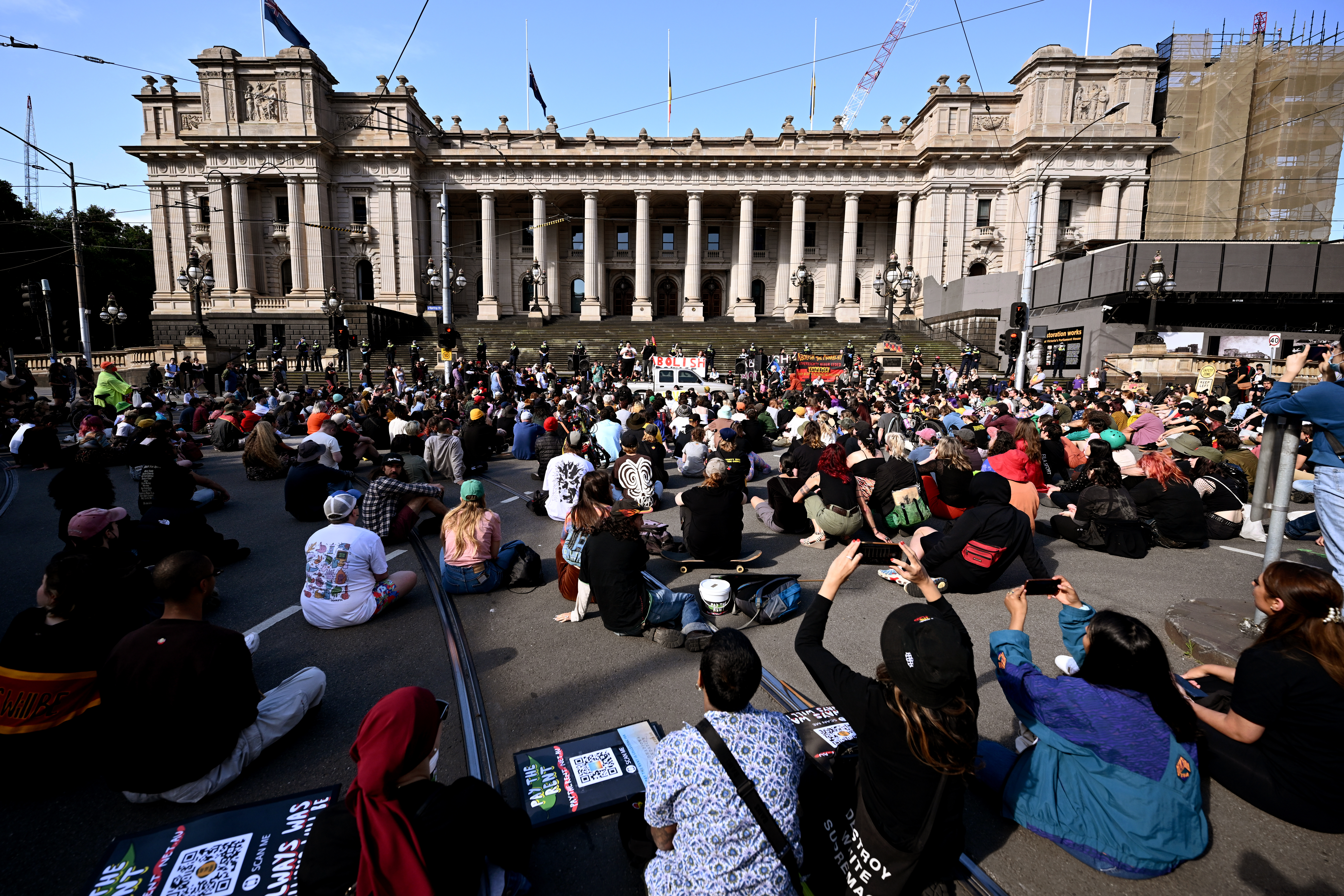 AUSTRALIA ANTI MONARCHY PROTEST