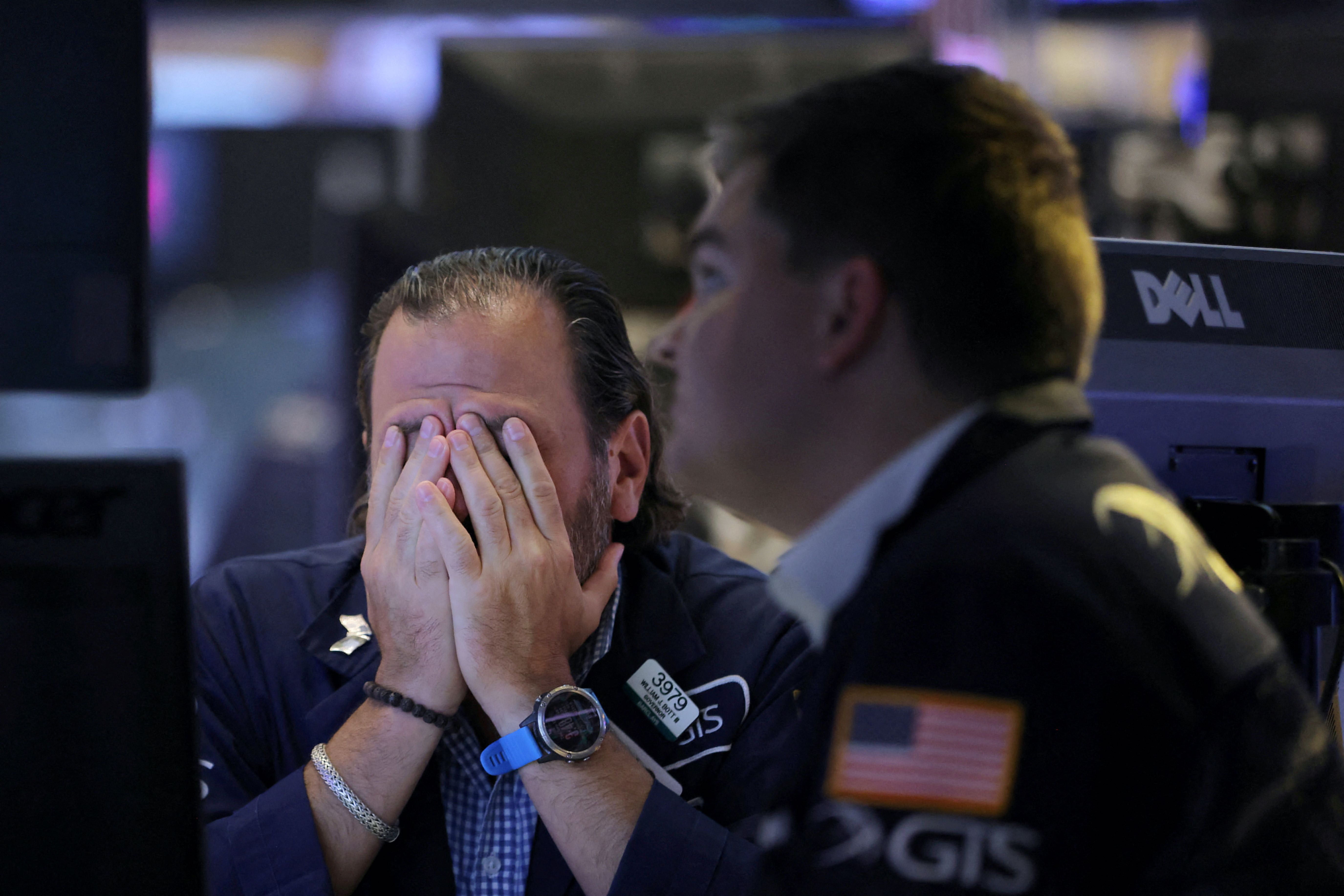 Traders work on the trading floor at the New York Stock Exchange (NYSE) in Manhattan, New York City, U.S., September 13, 2022
