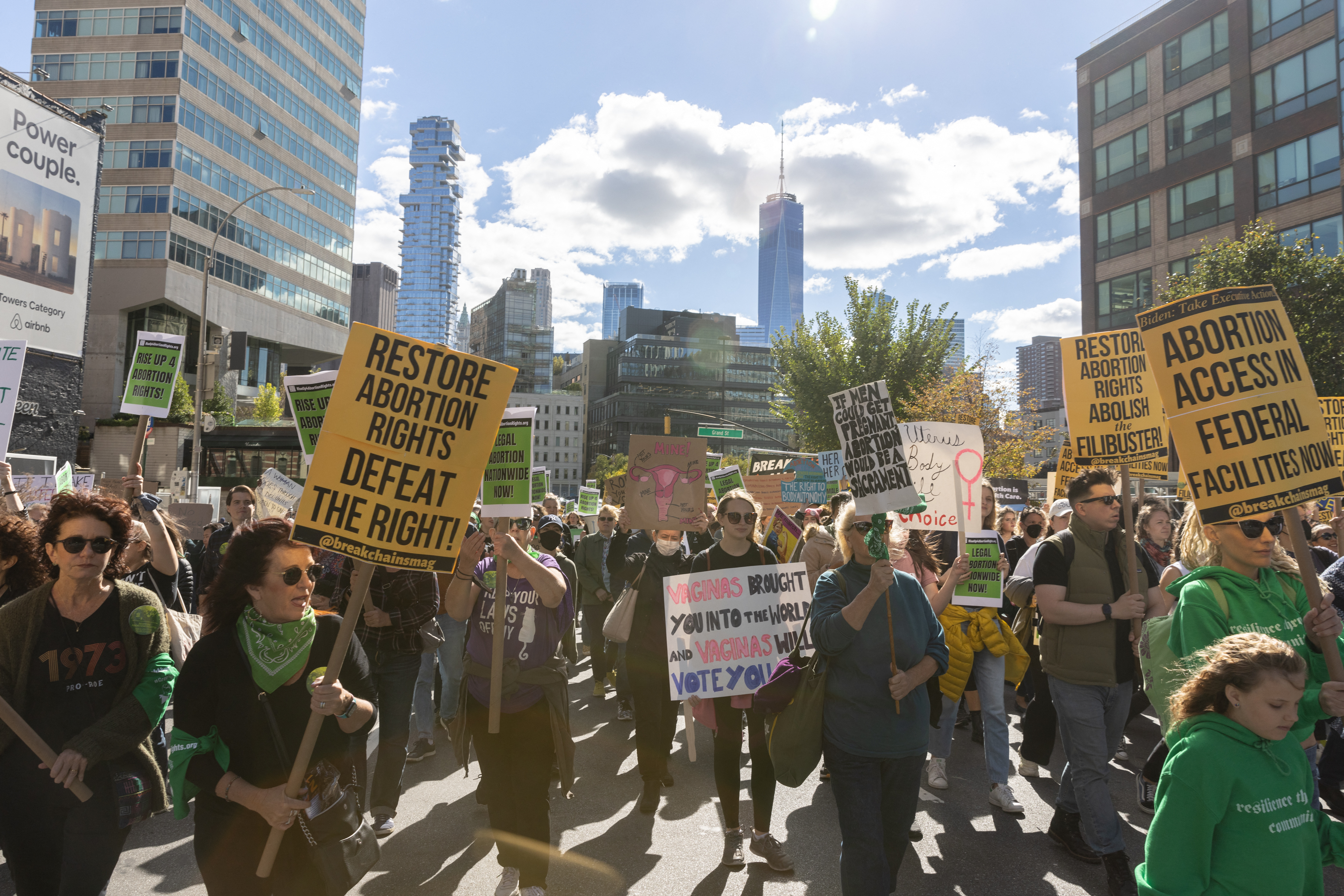 Rally for women's rights