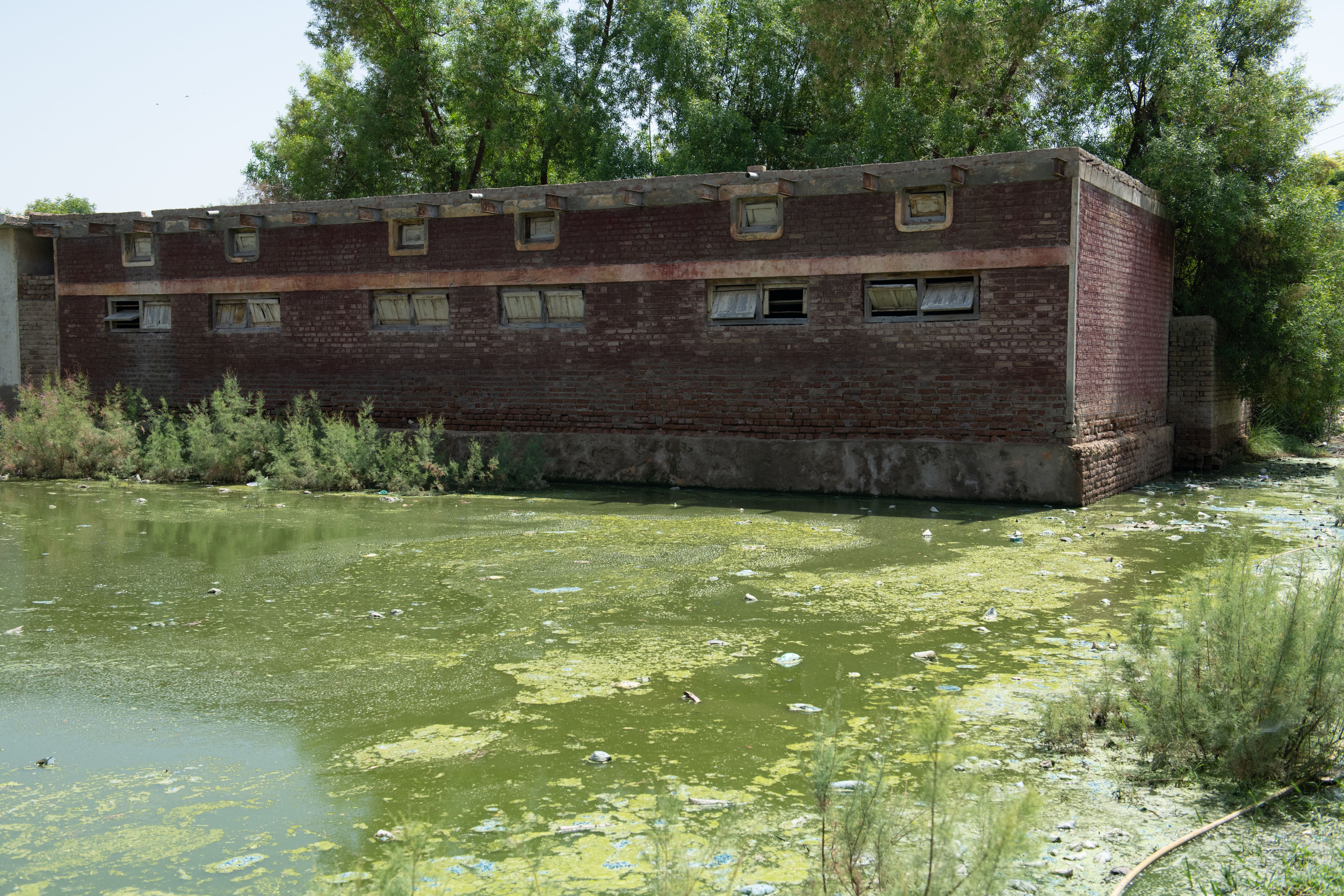 The local school Babar and other children in the community attended is now surrounded by dirty water and has been shut indefinitely. The future of many young children has been put on hold.