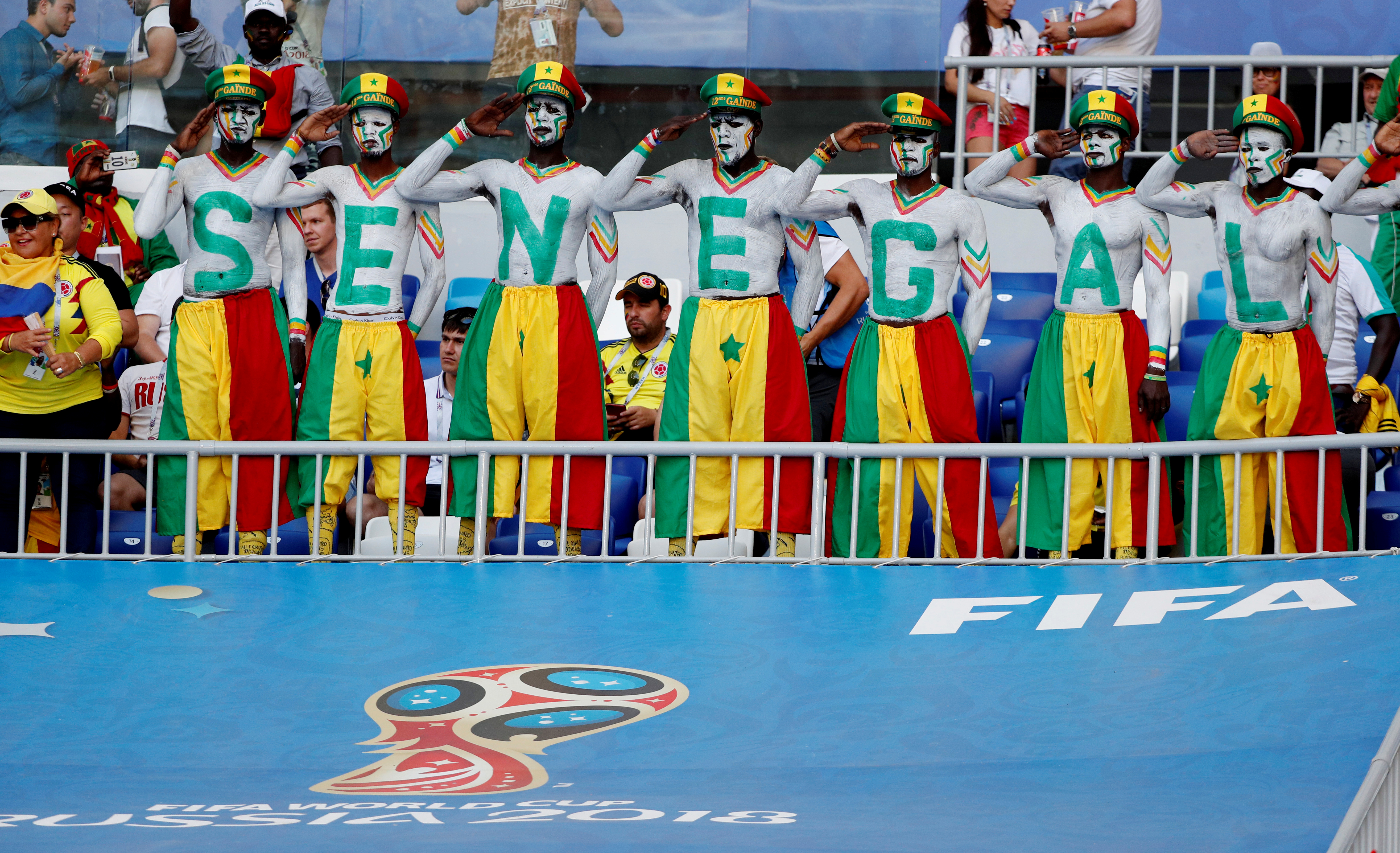 Senegal fans