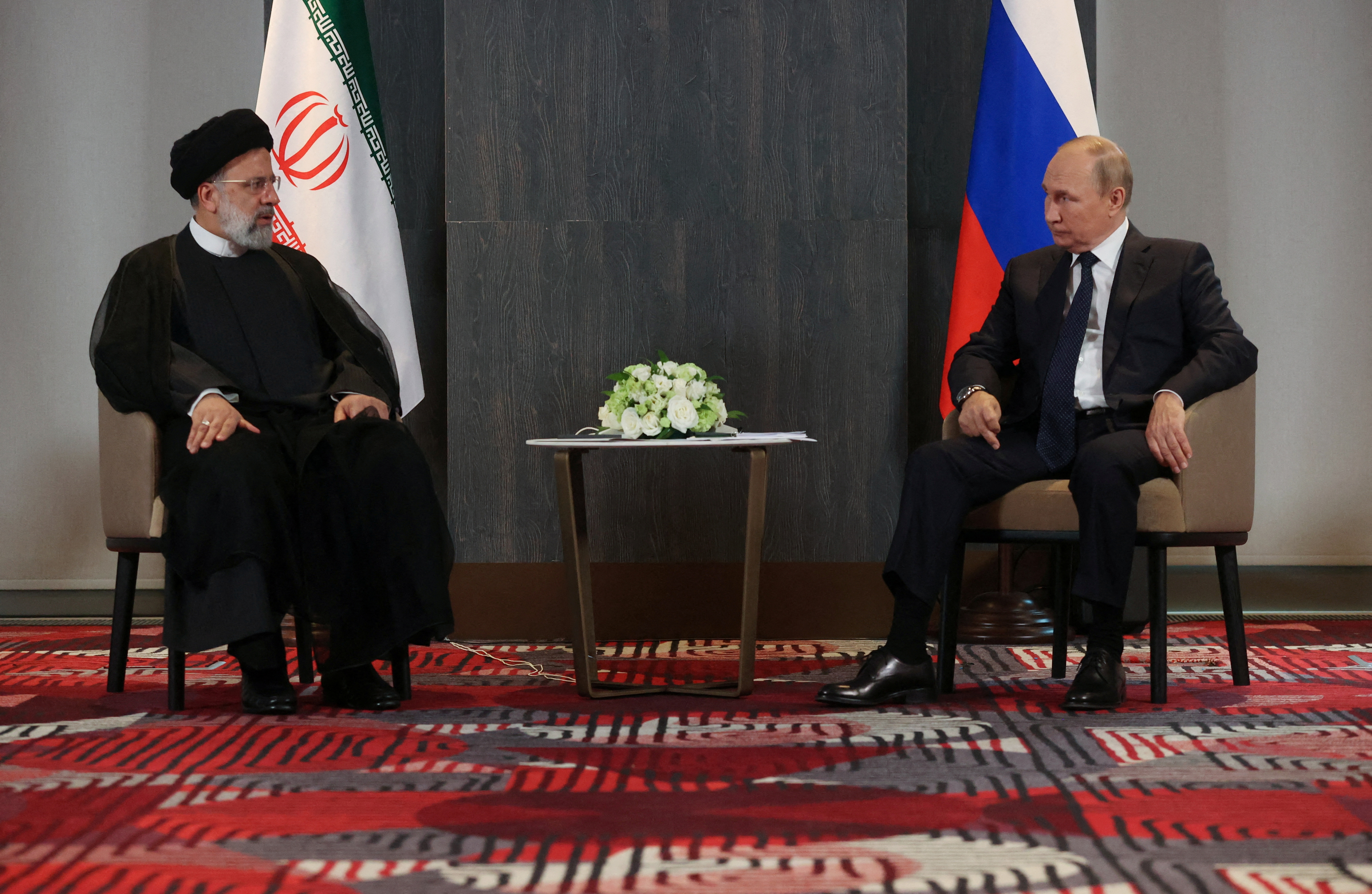 The Iranian and Russian presidents
