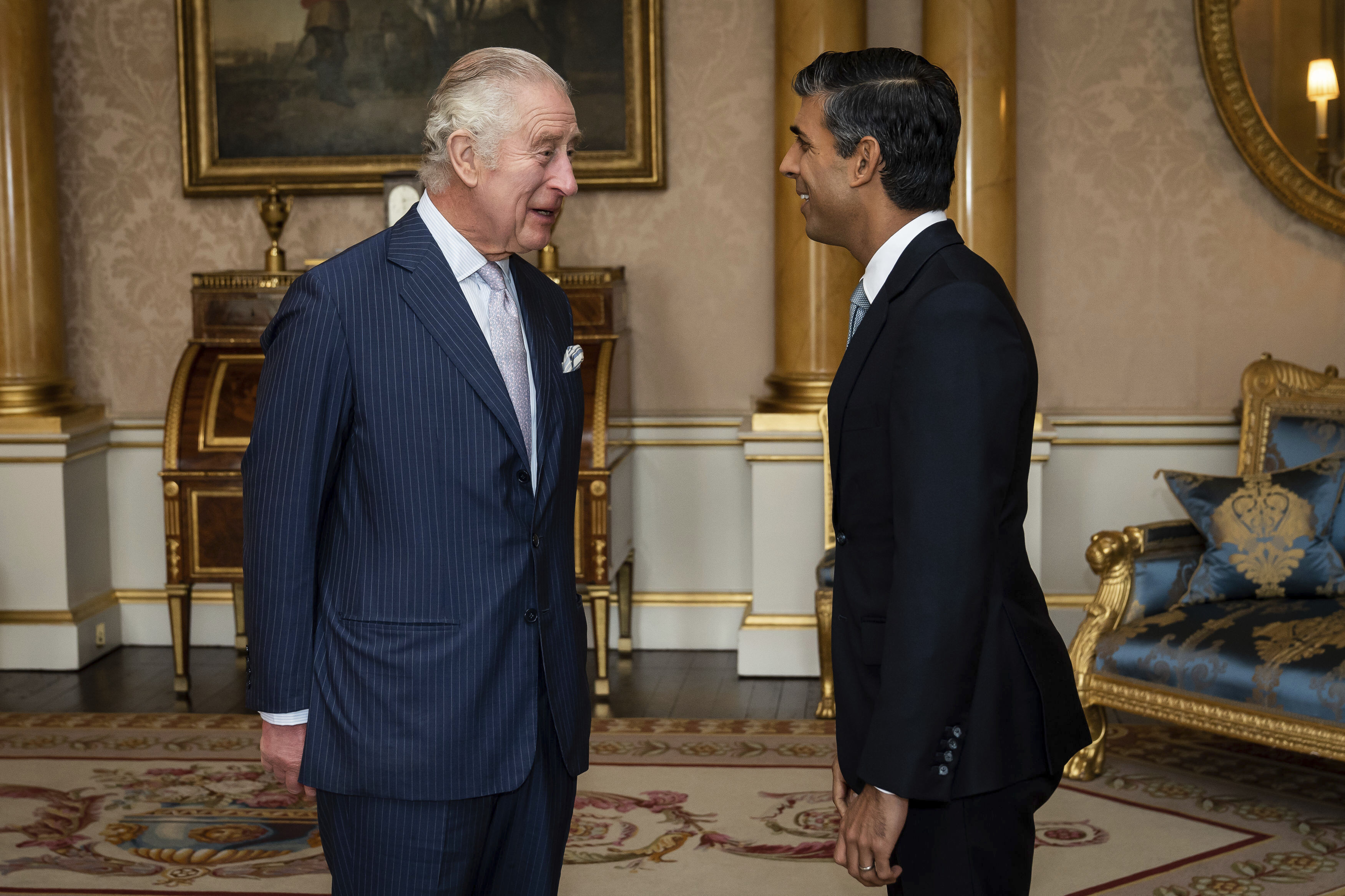 King Charles and Rishi Sunak, PM