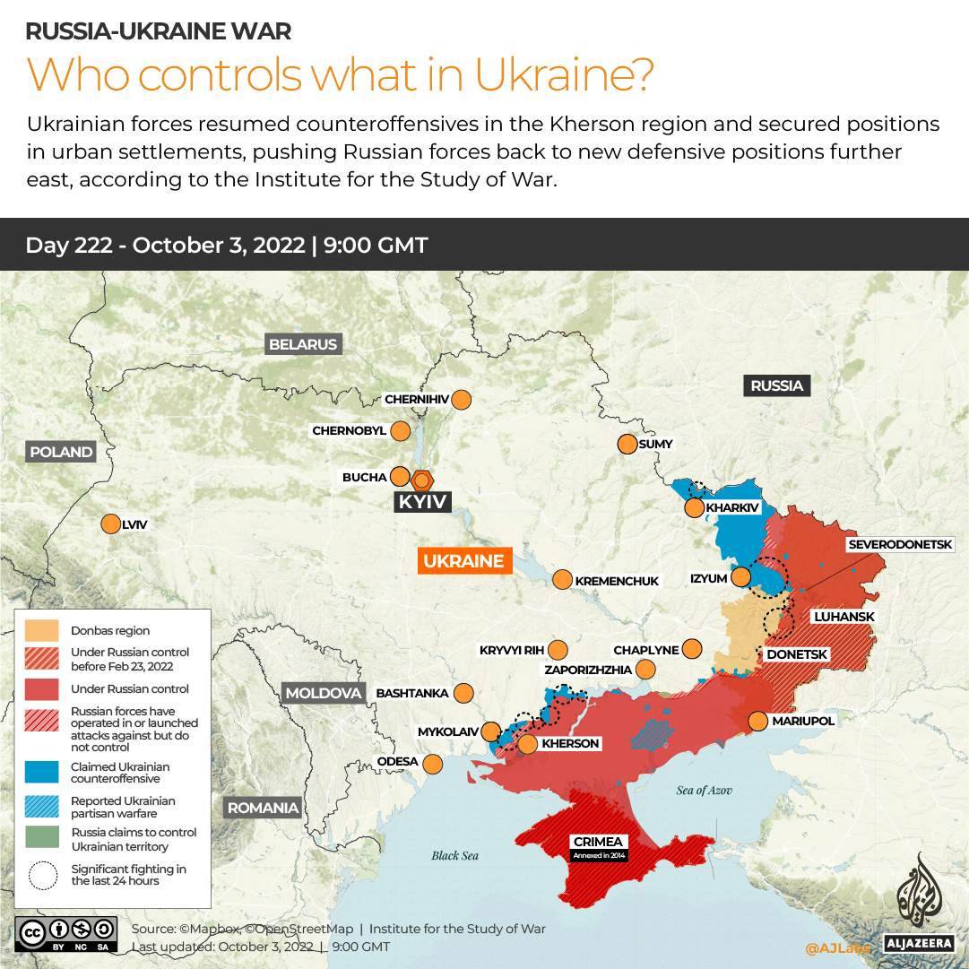 INTERACTIVE - WHO CONTROLS WHAT IN UKRAINE