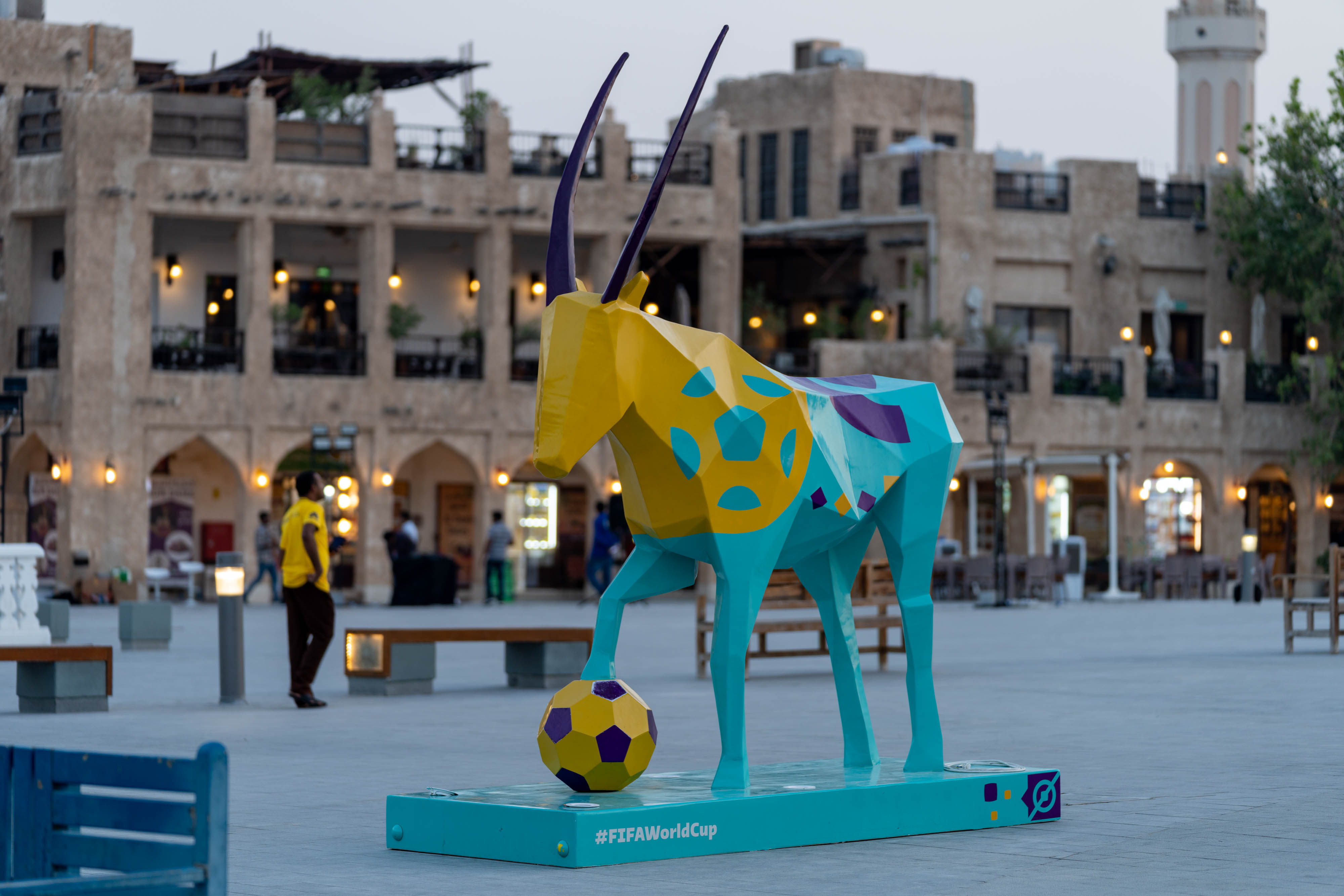 Souq Waqif - 30 days to FIFA World Cup Qatar 2022, Doha, Qatar, October 20, 2022 [Sorin Furcoi/Al Jazeera]