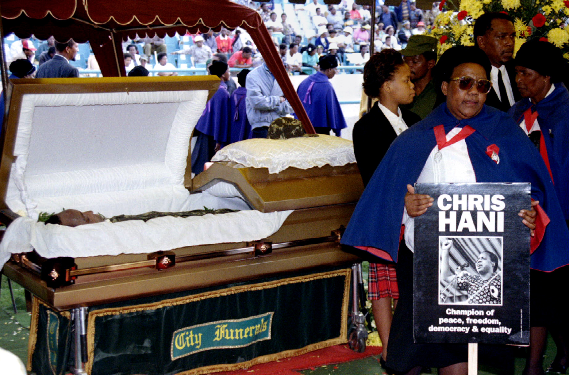 Funeral of Chris Hani in 1993